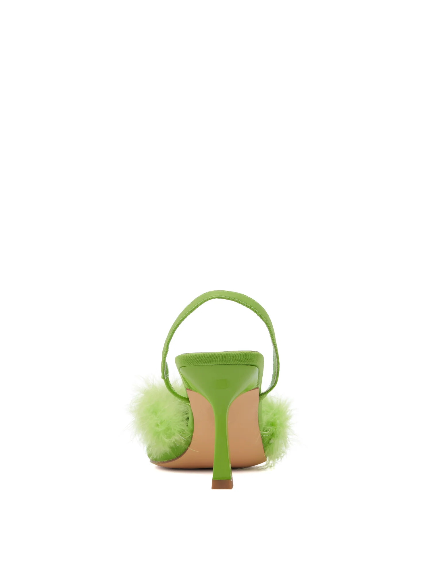 Feather-Embellished Slingback Heel - Image 12