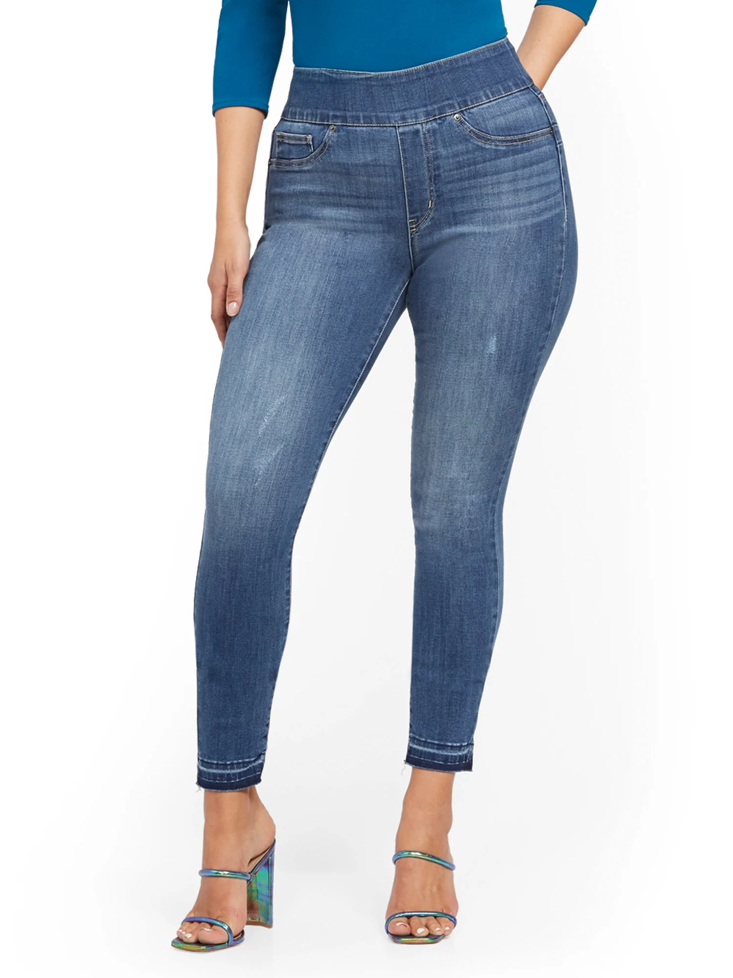 Feel Good Pull-On Legging - Blue Honey - Image 2