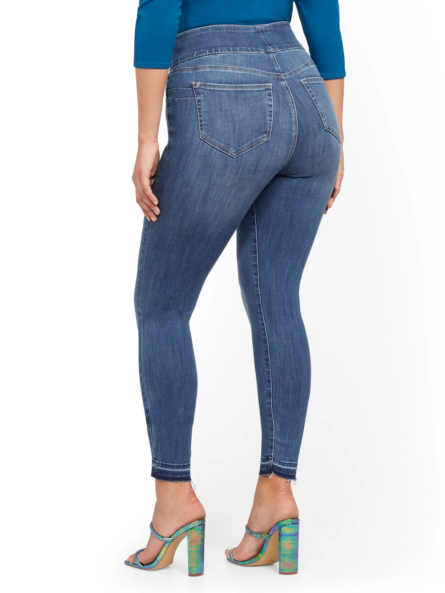 Feel Good Pull-On Legging - Blue Honey - Image 3