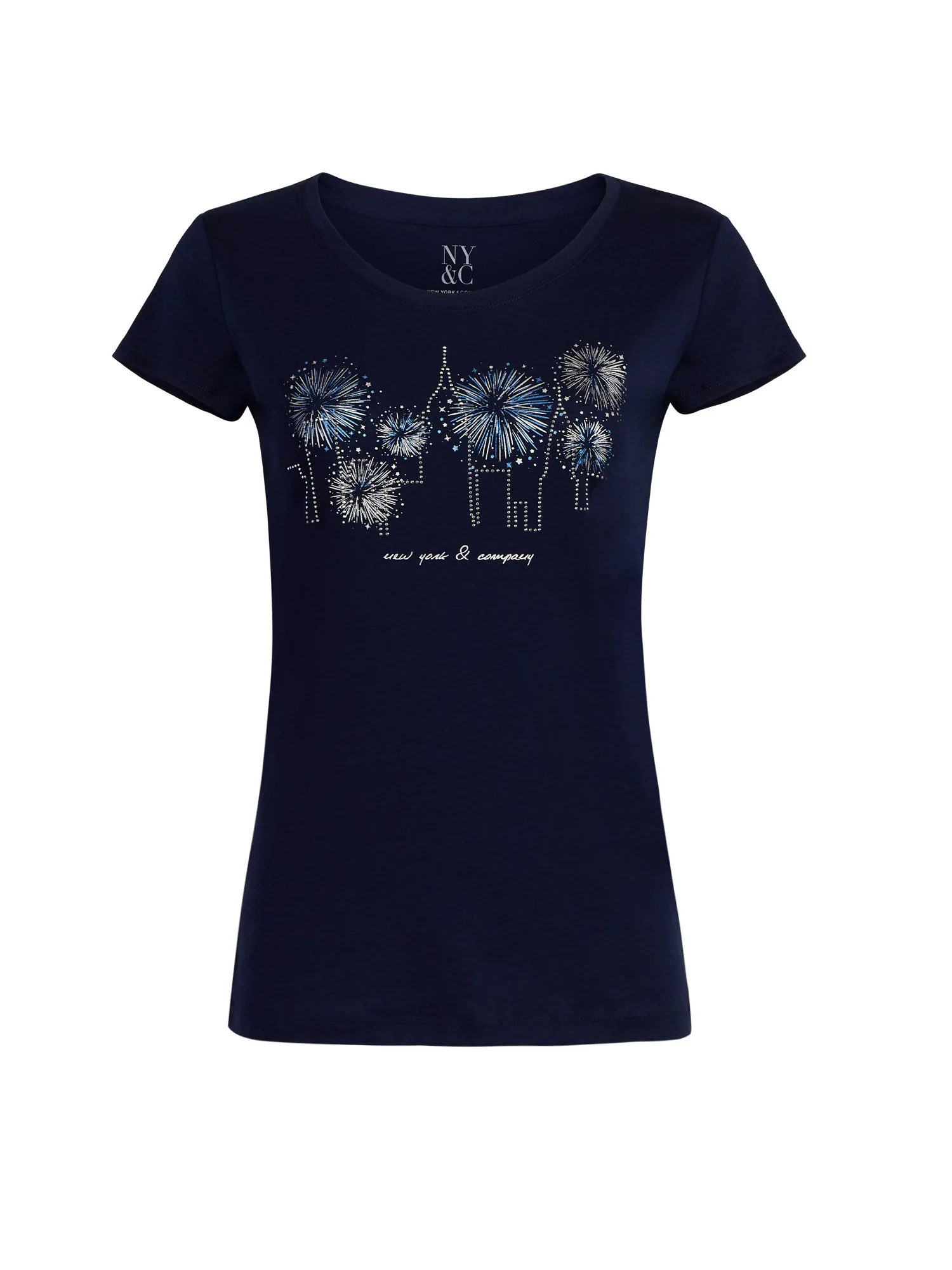Fireworks NYC Skyline Tee - Image 2