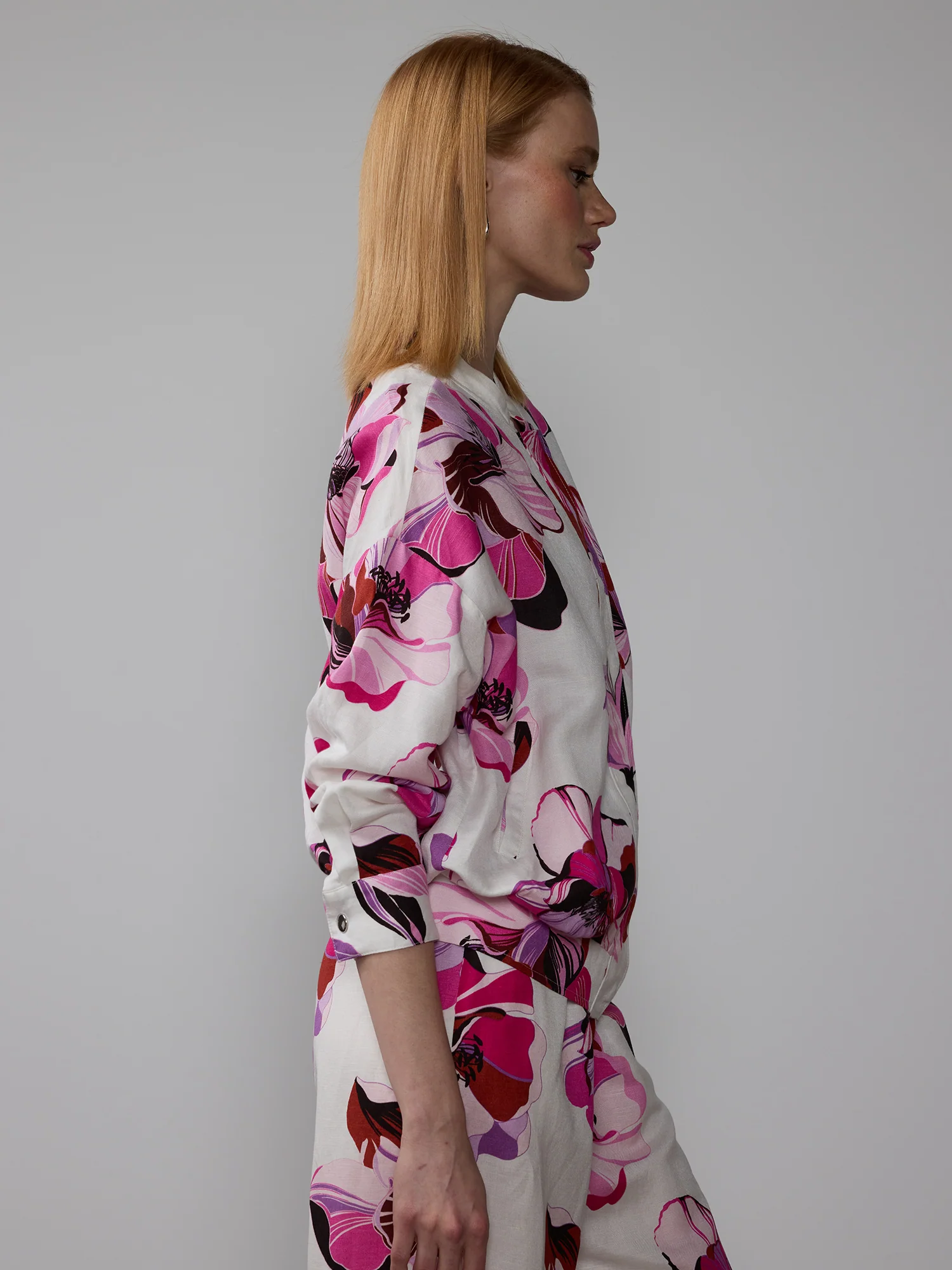 Floral Bomber Jacket - Image 2