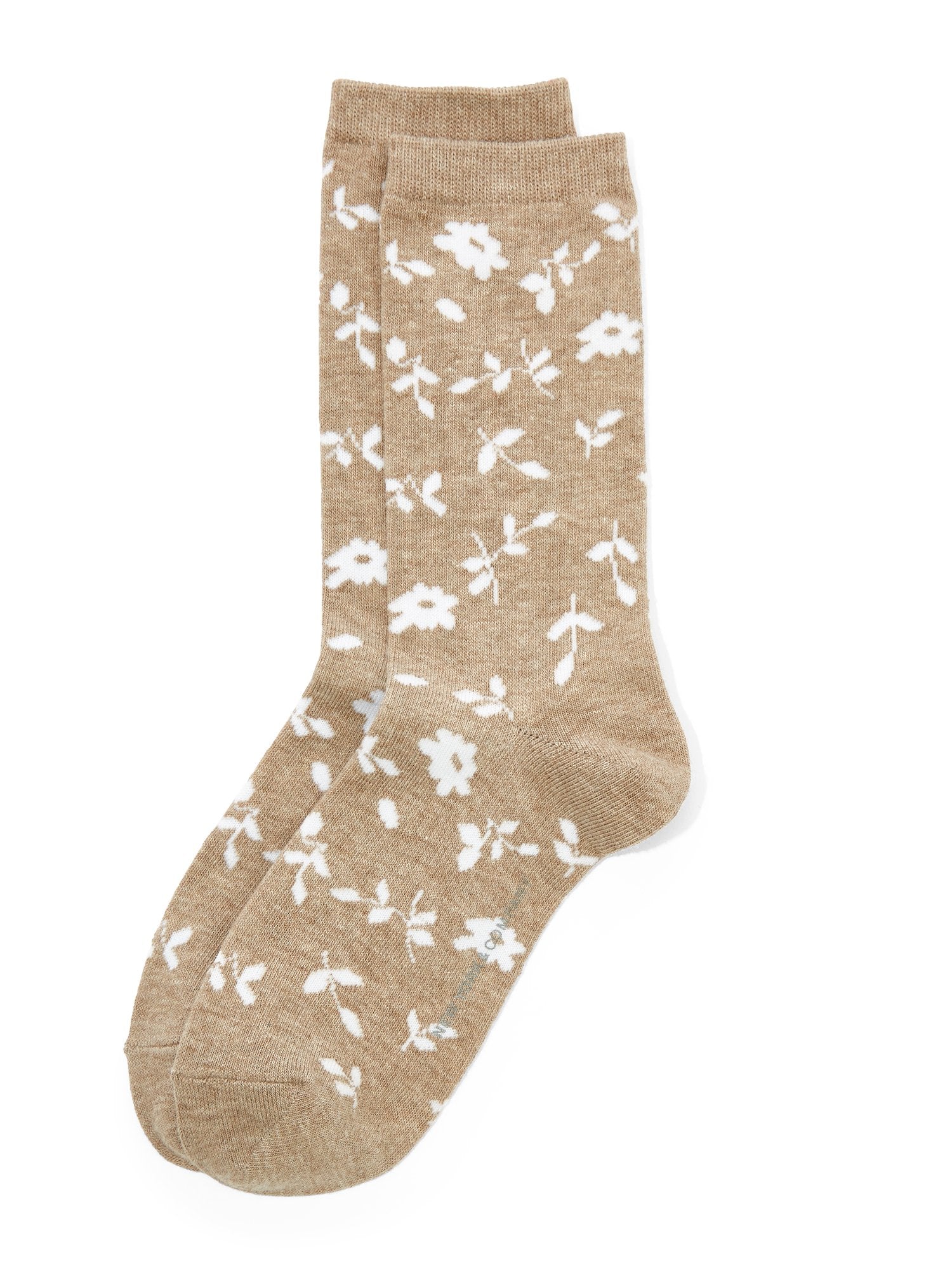 Floral Crew Sock