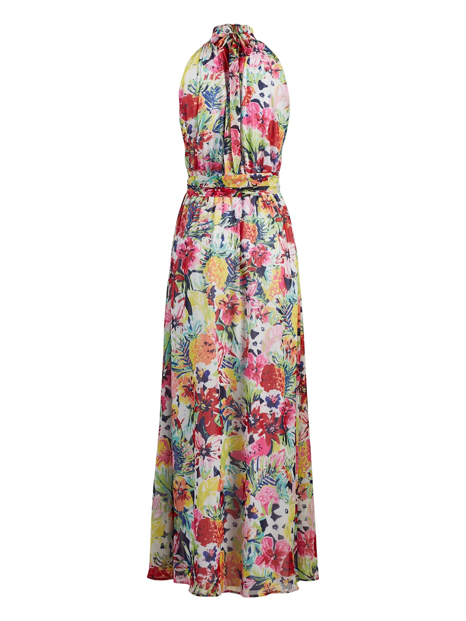 Floral Halter Maxi Dress - Image 3