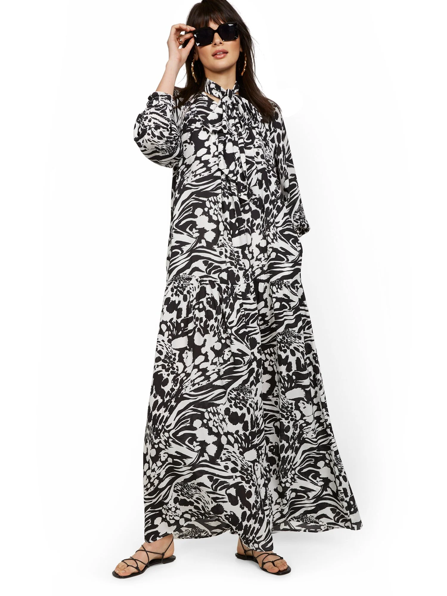 Floral-Print Maxi Dress - Image 2
