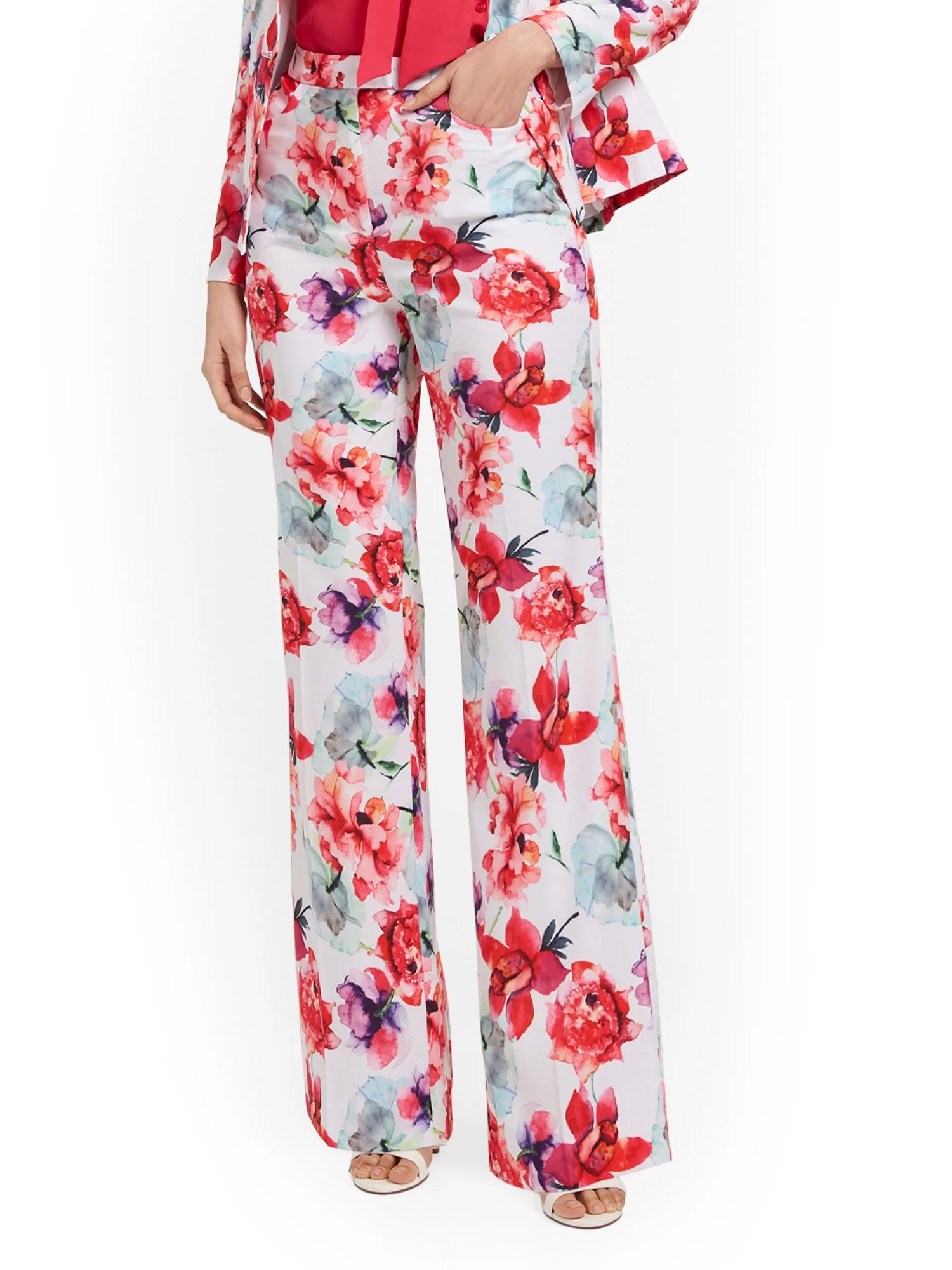 Floral-Print Palazzo Pant - Image 2