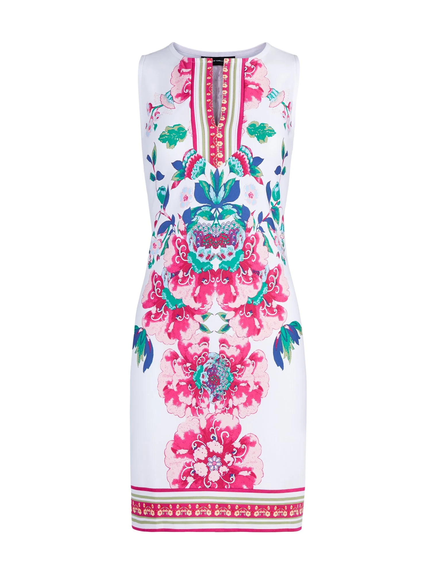 Floral Print Shift Dress - Image 2
