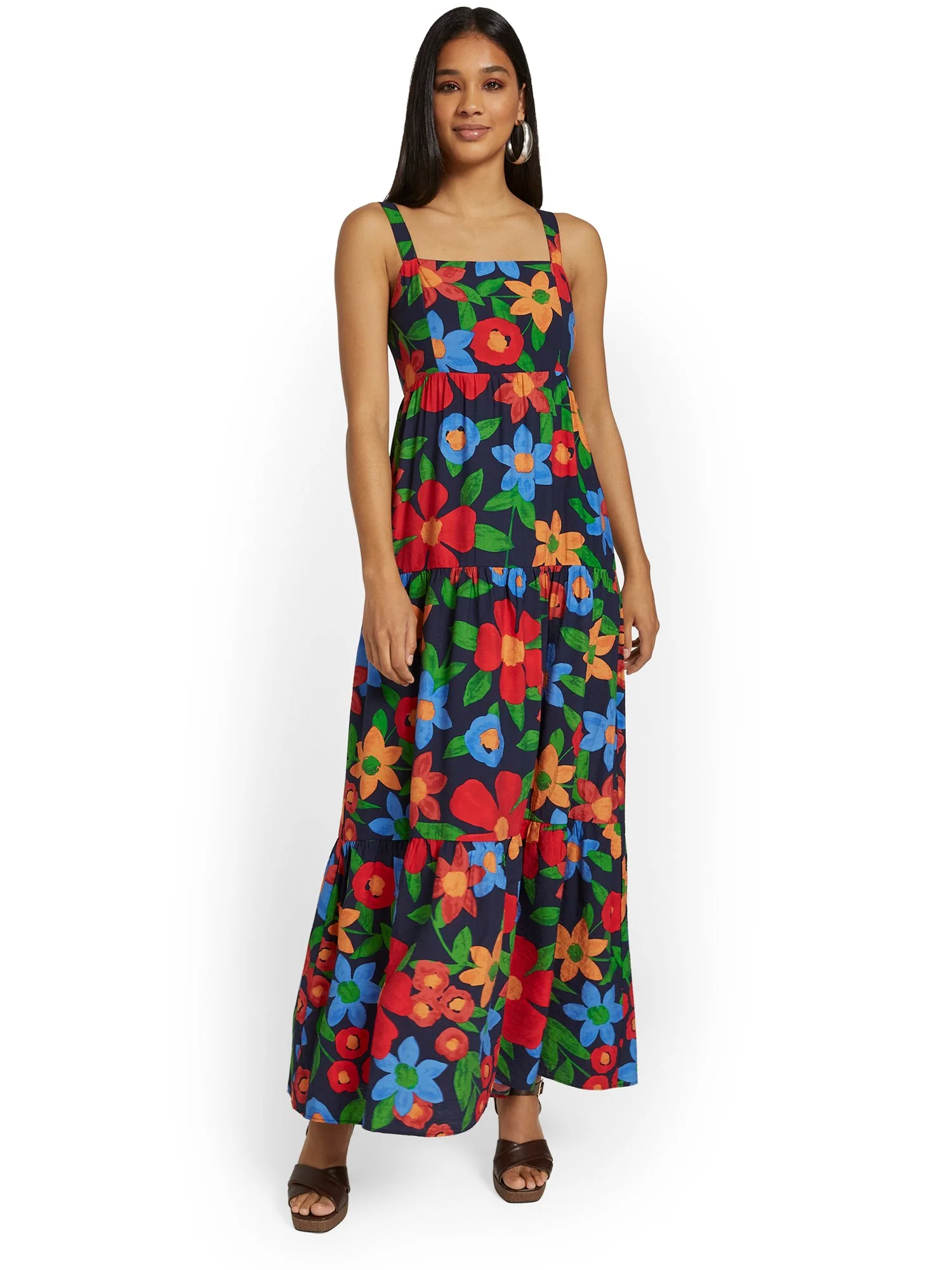 Skies Are Blue Floral-Print Tiered Maxi Dress - Brands We Love - Image 2