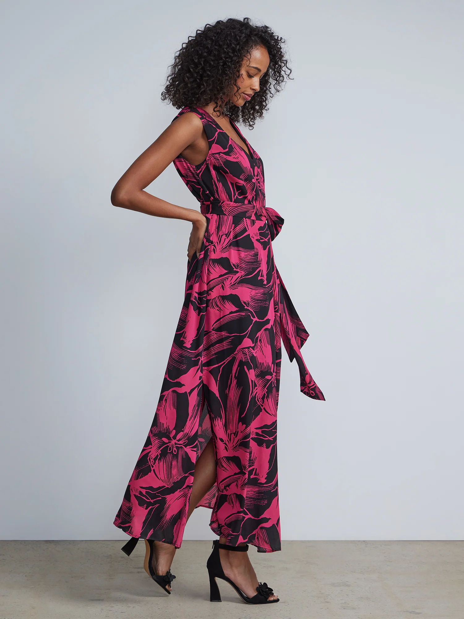 Floral Printed Maxi Dress - Image 2
