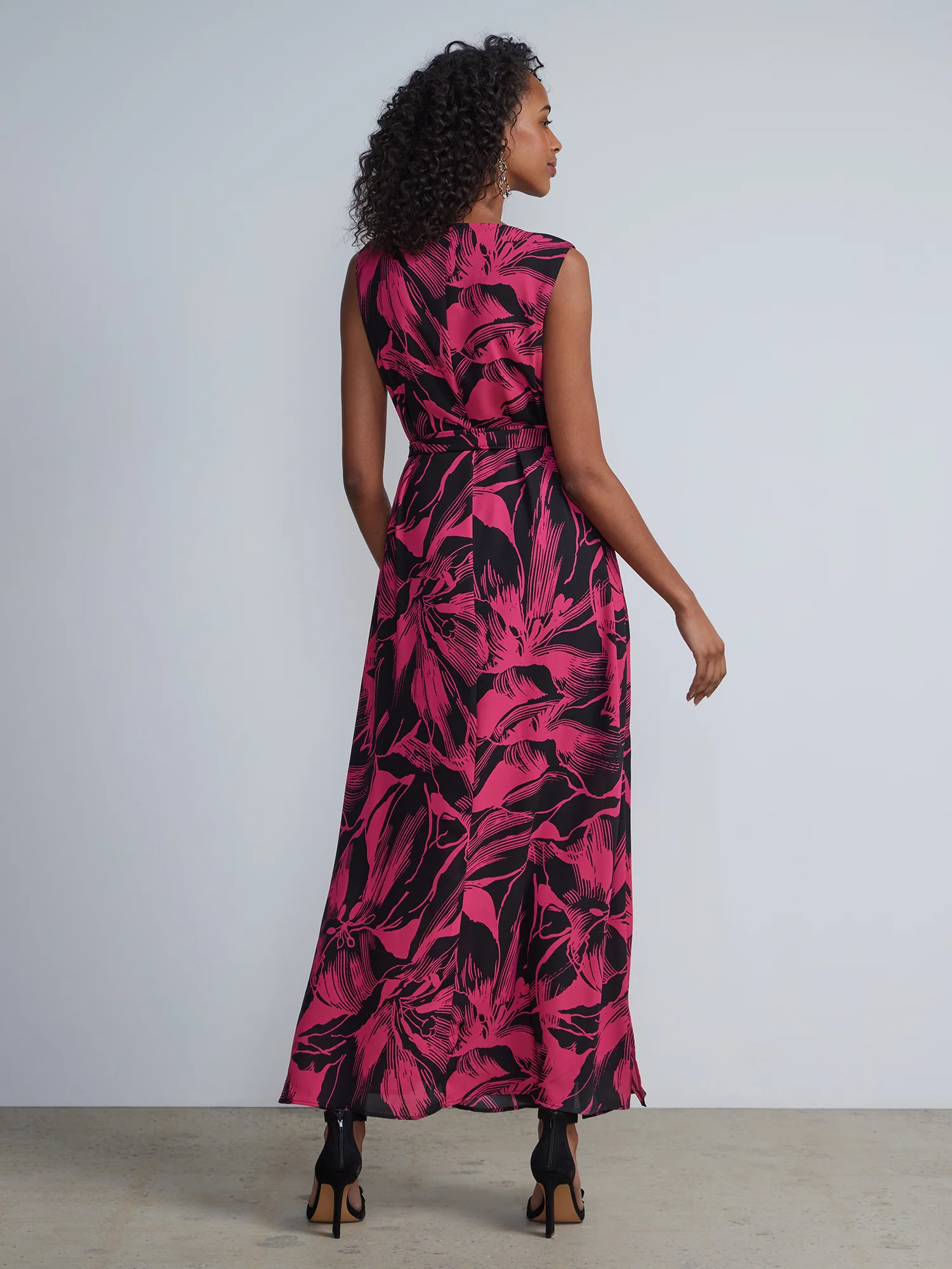 Floral Printed Maxi Dress - Image 3