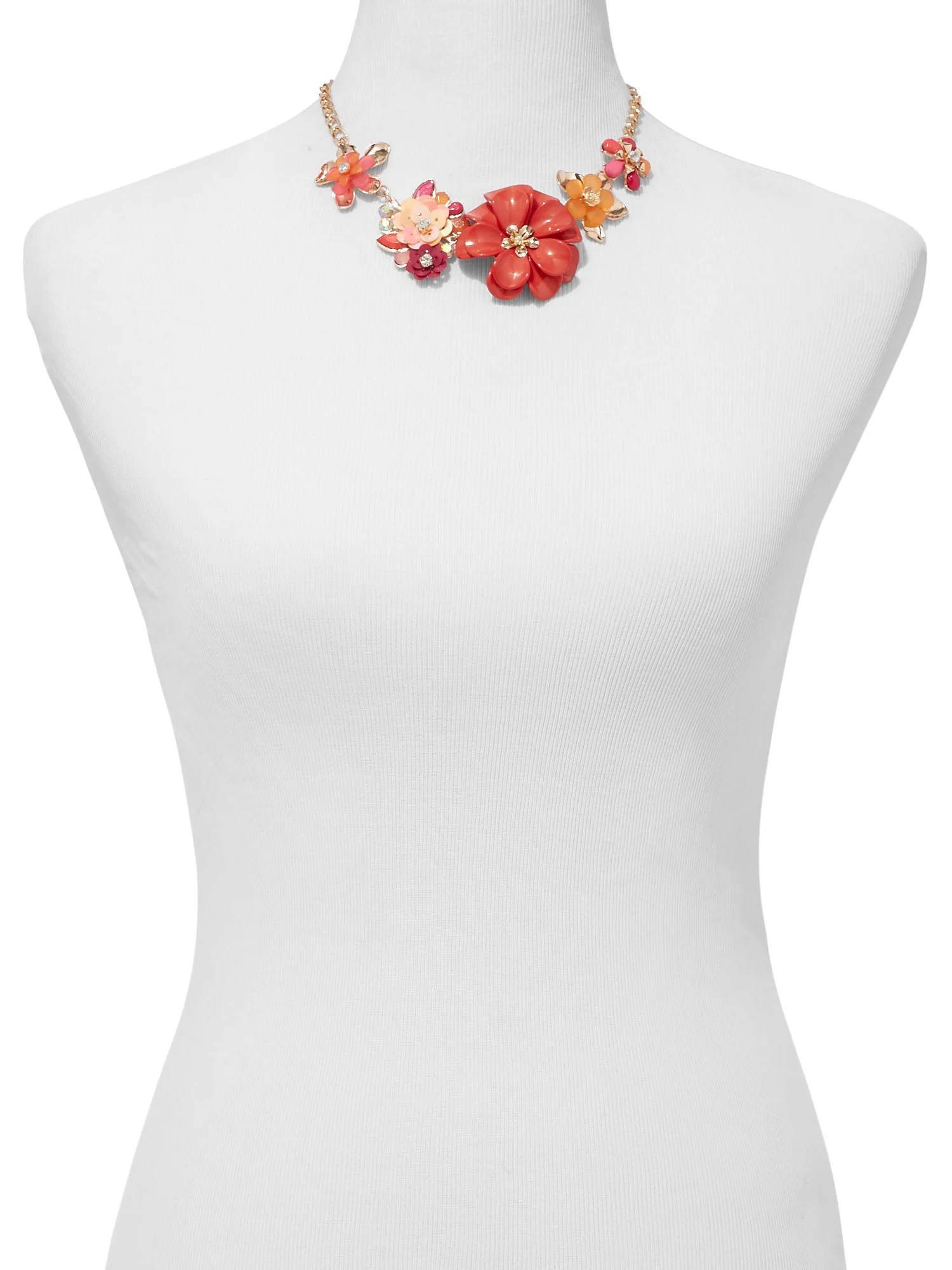 Floral Statement Necklace - Image 2