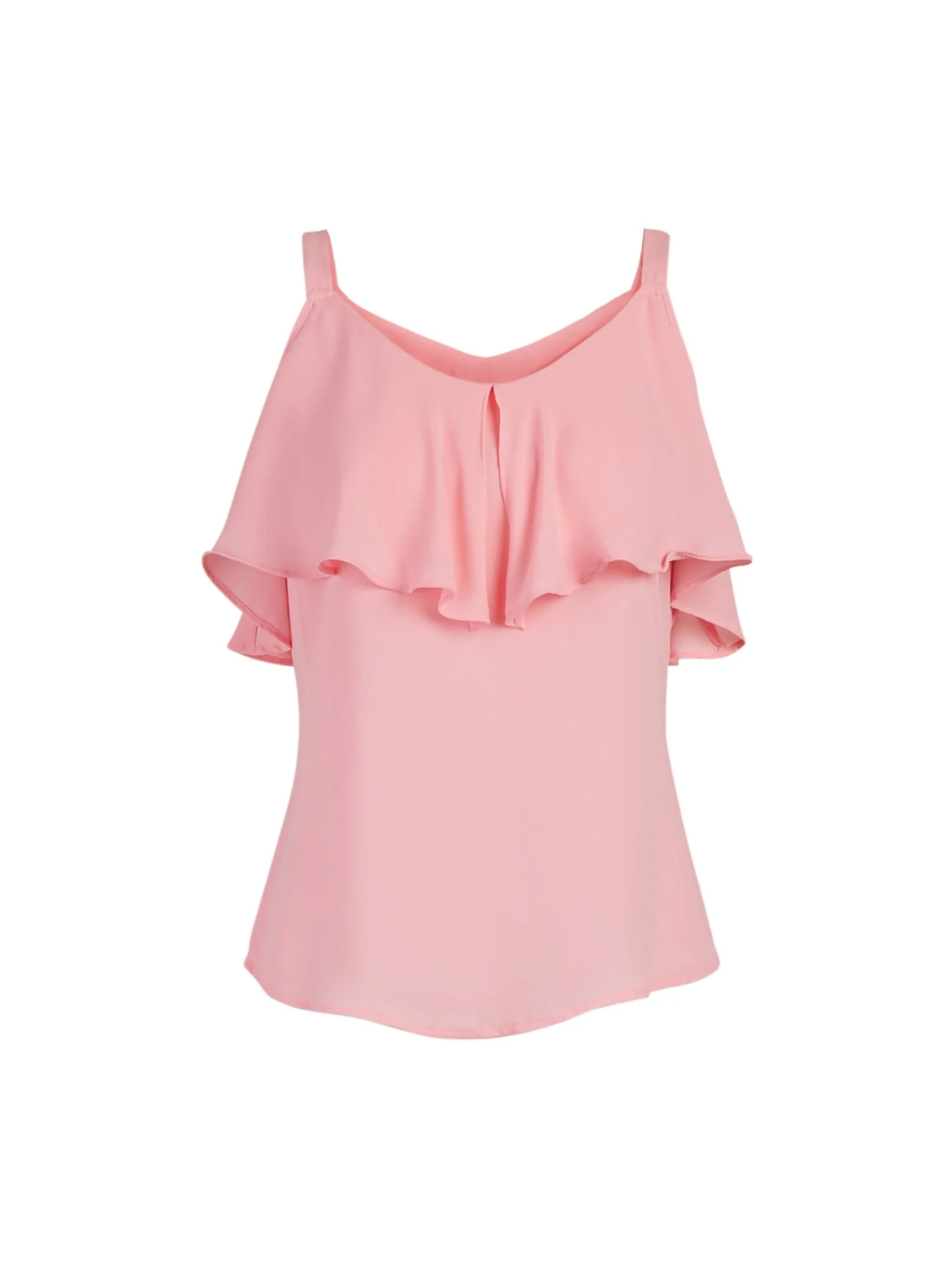 Flounced Cold-Shoulder Top - Image 8