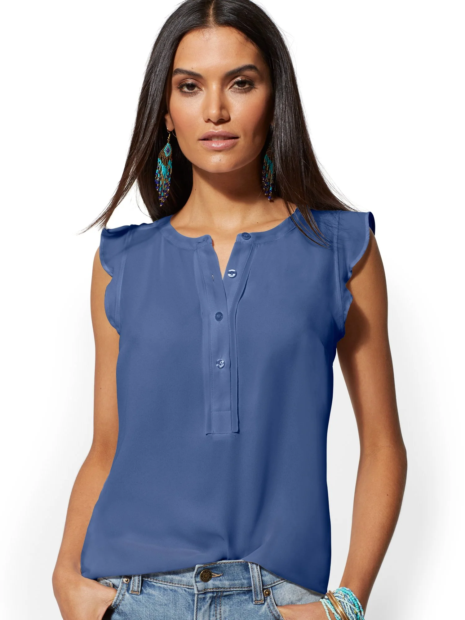 Flutter-Sleeve Blouse - Image 23