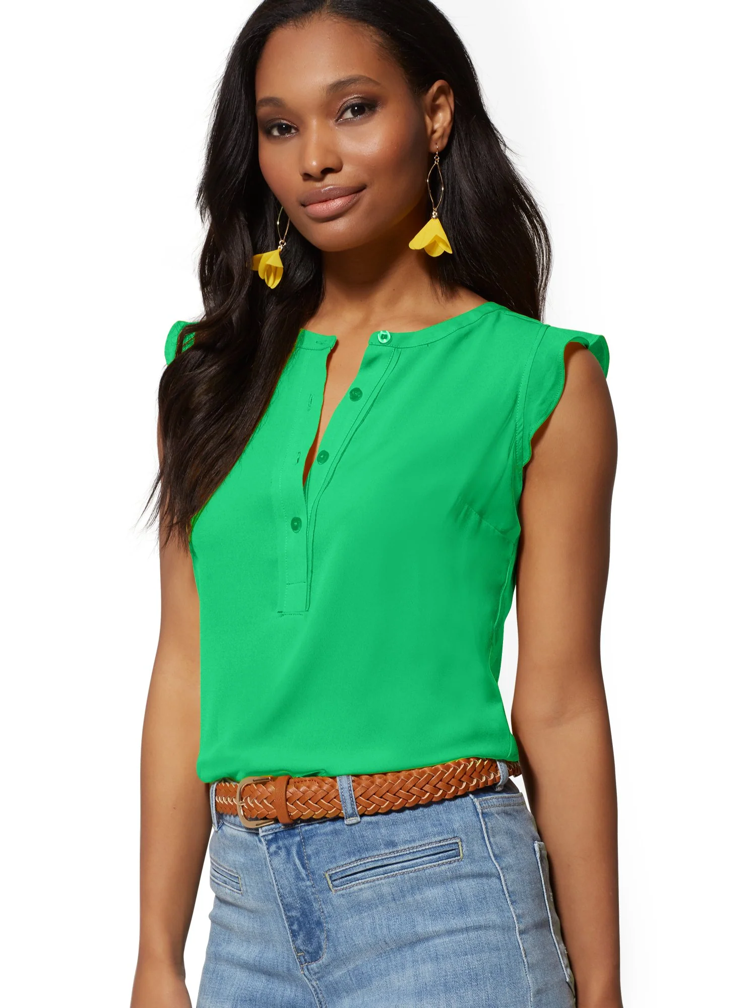 Flutter-Sleeve Blouse - Image 29