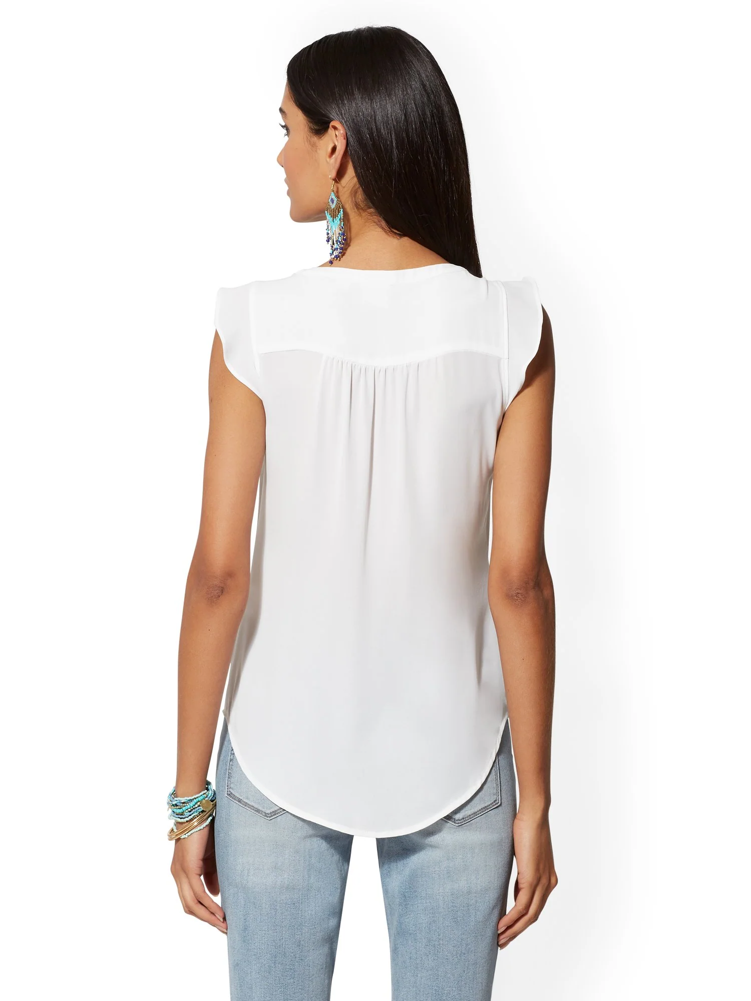 Flutter-Sleeve Blouse - Image 6