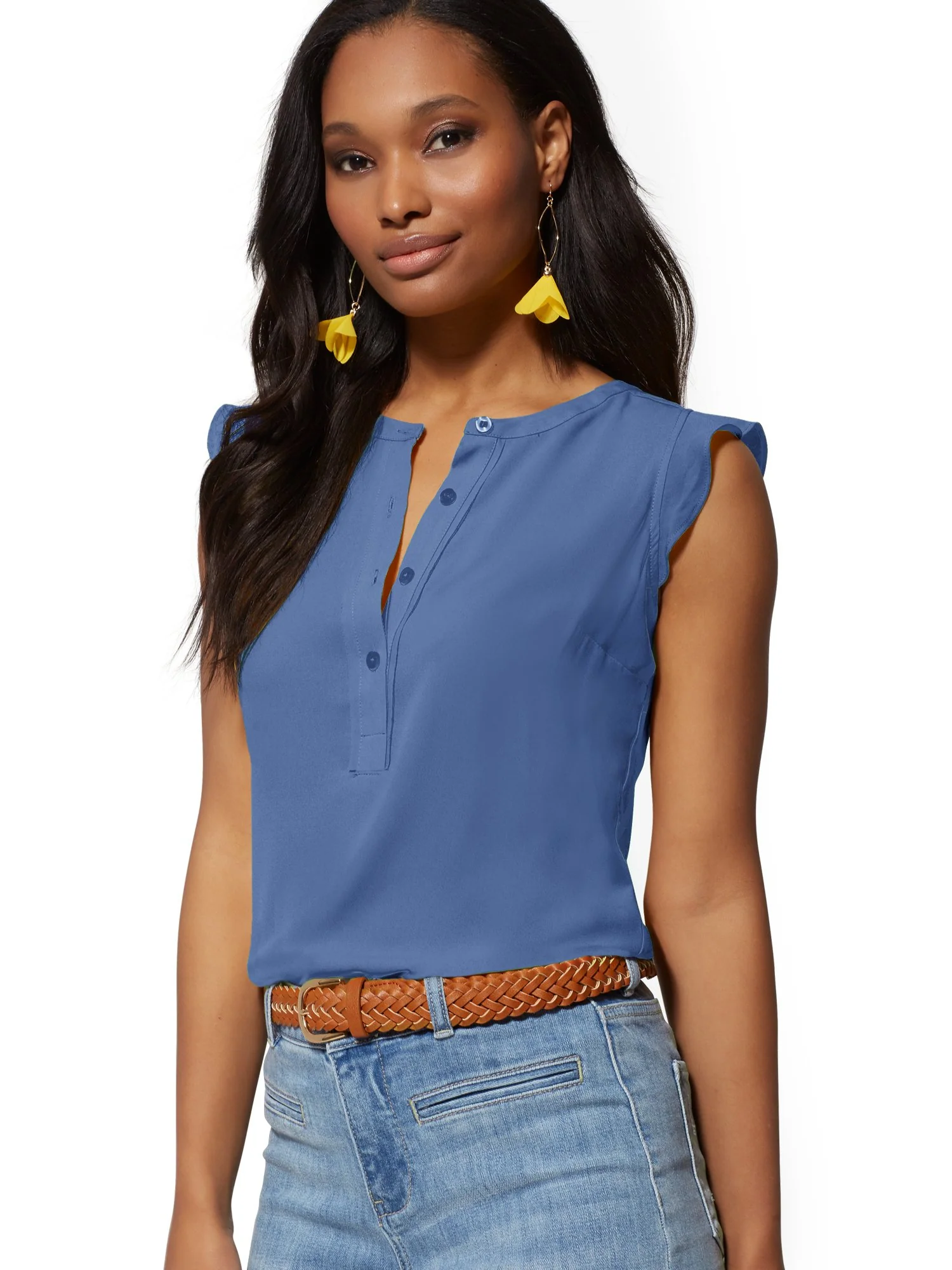 Flutter-Sleeve Blouse - Image 13