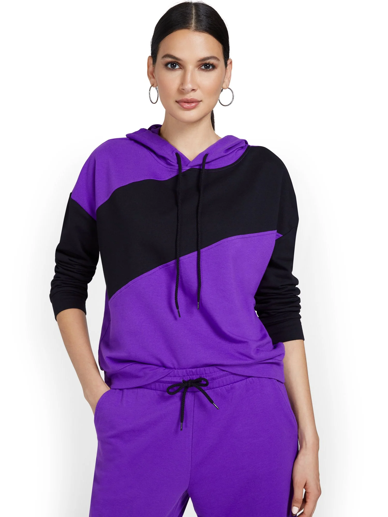 French Terry Colorblock Pullover - Image 5
