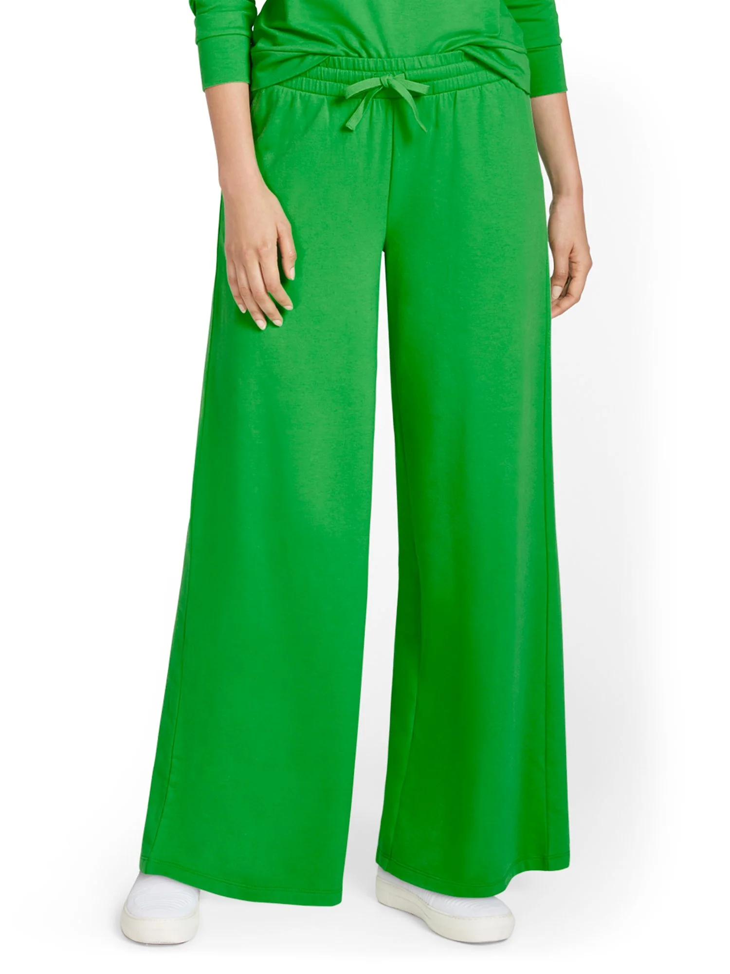 French Terry Wide-Leg Pant - Image 10