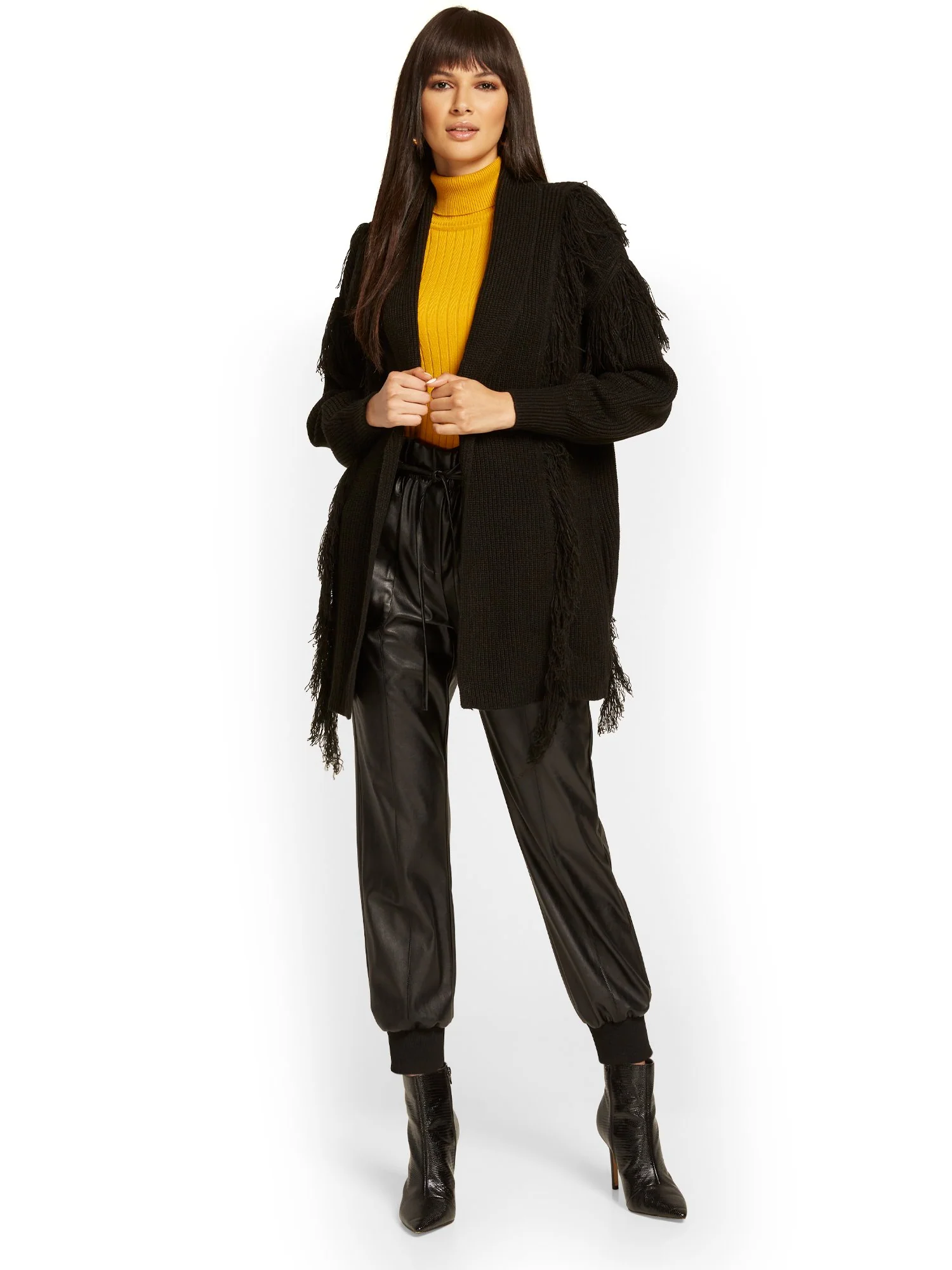 Fringe-Detail Cardigan - Image 2