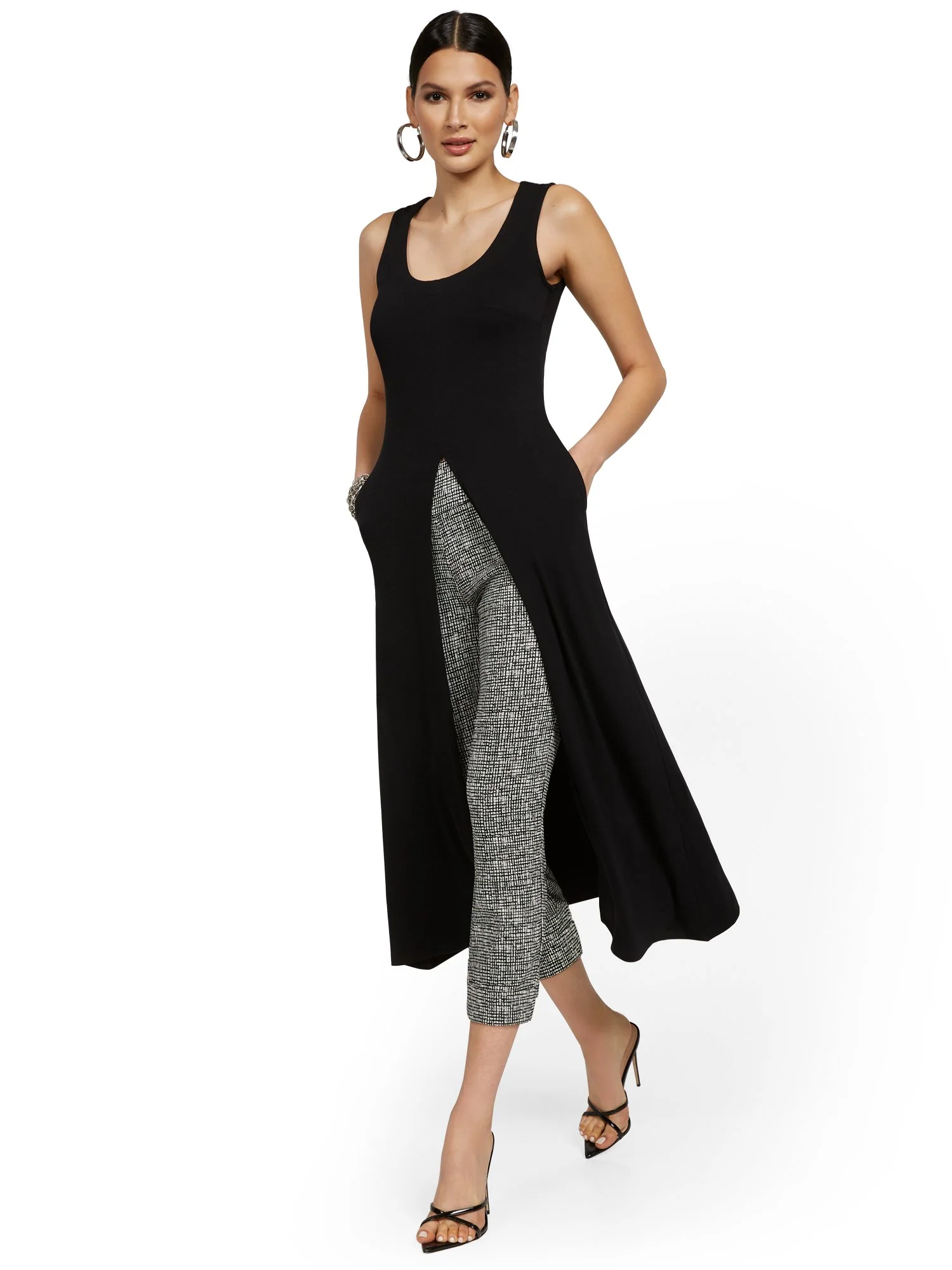 Front Slit Midi Tank - Image 2