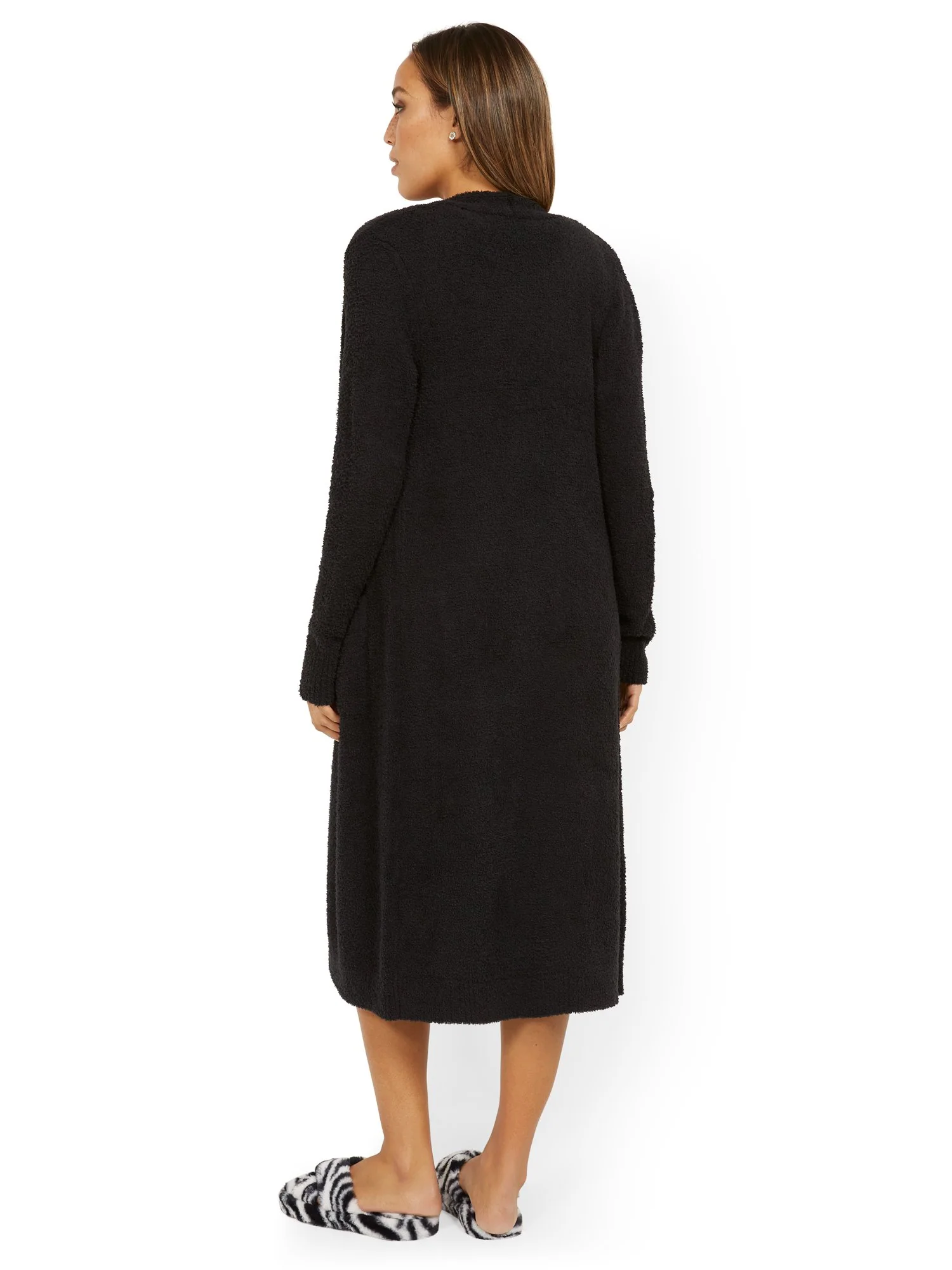 Fuzzy Long Cardigan - Ultra Cozy Collection - Image 3