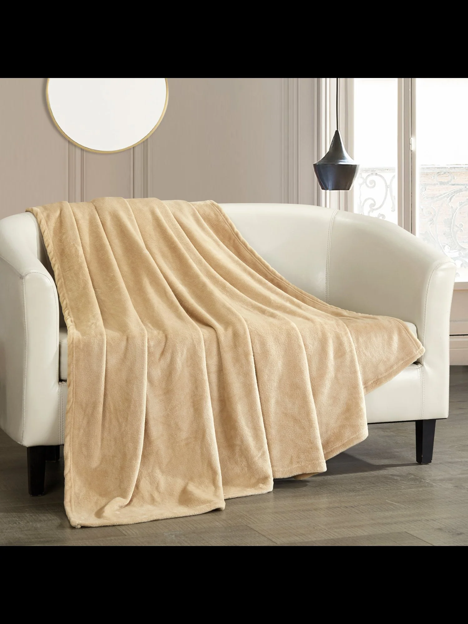 Gaten Ultra Plush Fleece Throw Blanket - NY&C x Chic Home - Image 14