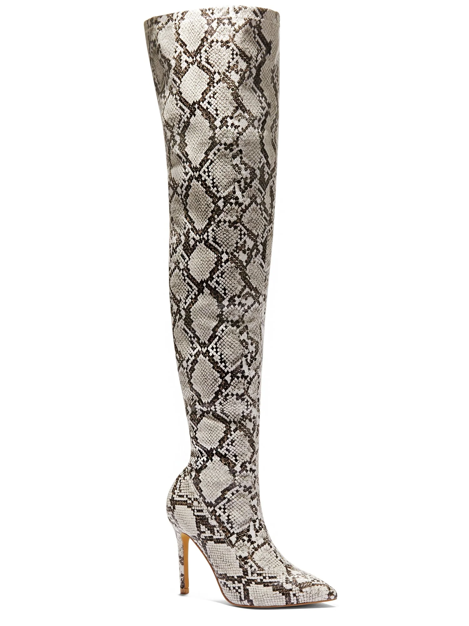 Gia Thigh High Boot - Snake-Print - Image 2