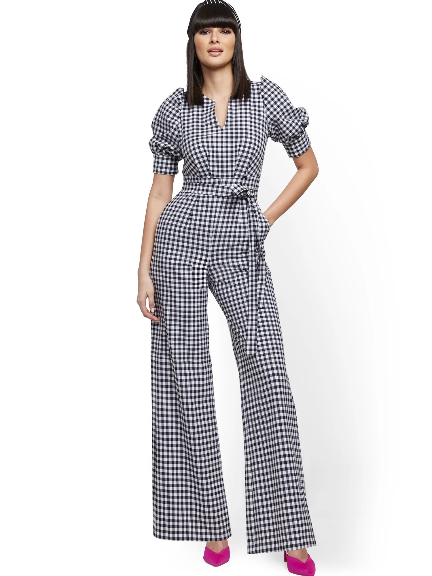 Gingham Jumpsuit