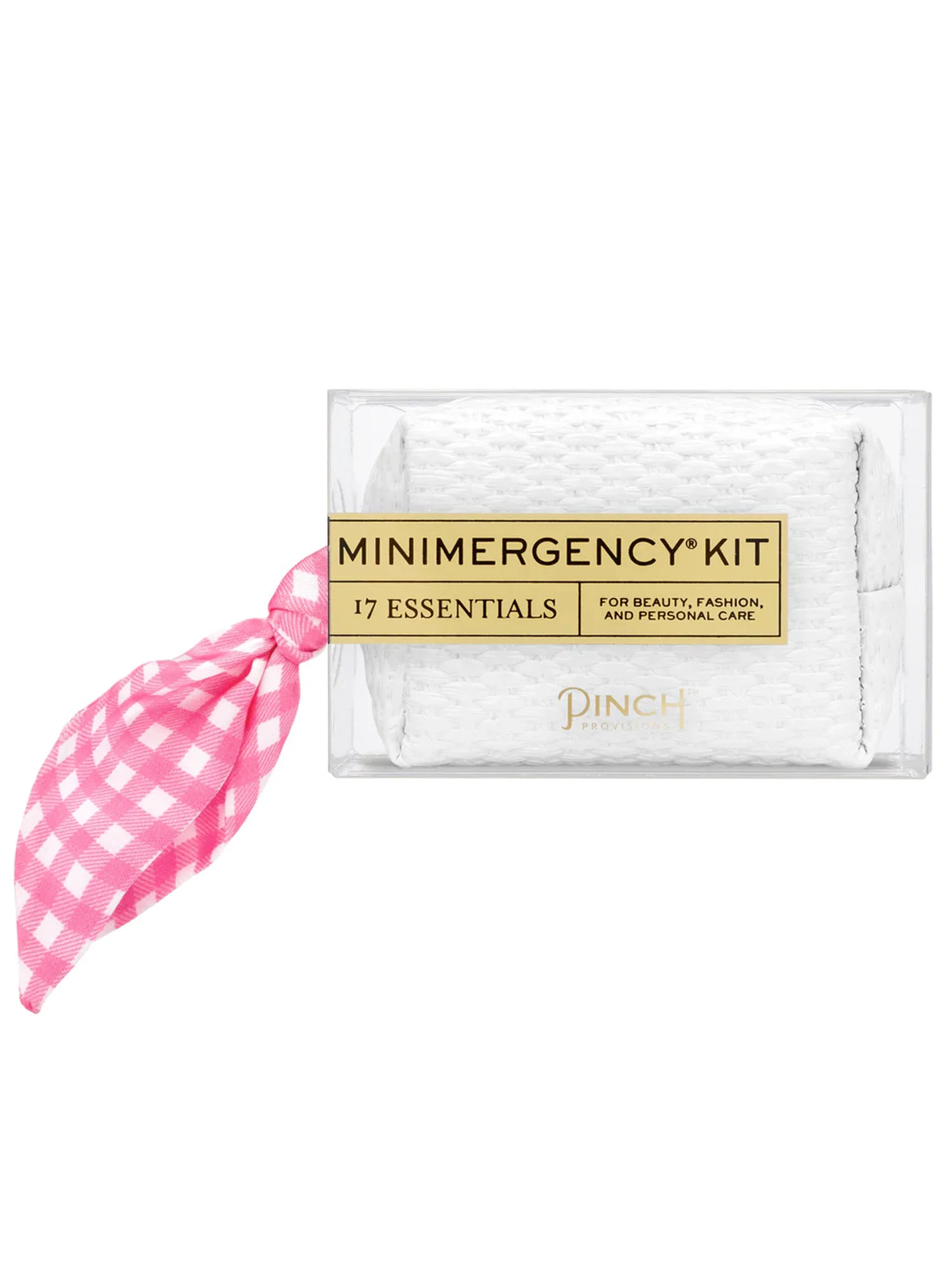 Gingham Scarf Minimergency Kit