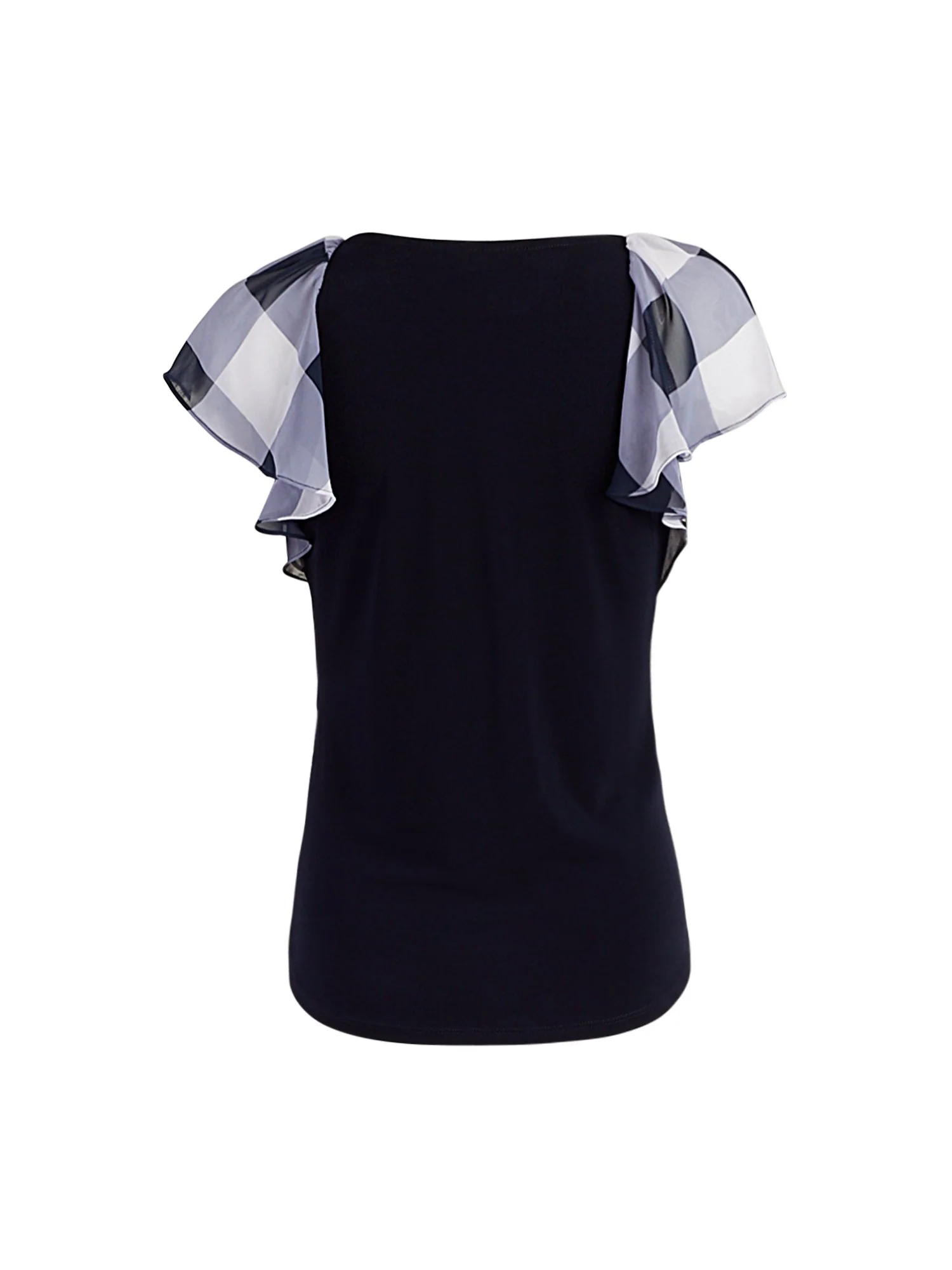 Gingham Tie-Front Top - 7th Avenue - Image 3