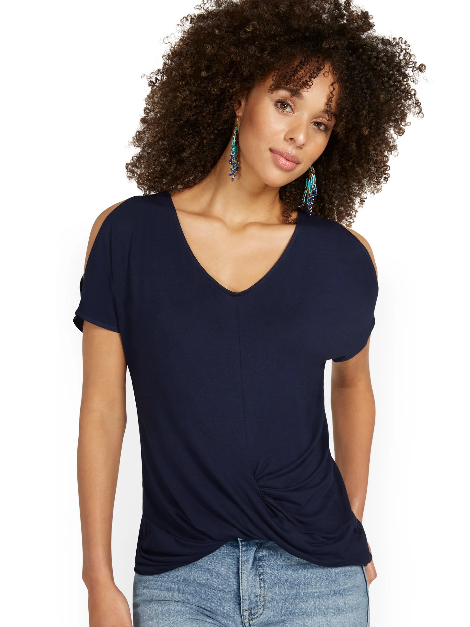 Goddess Cold-Shoulder Top - Image 2