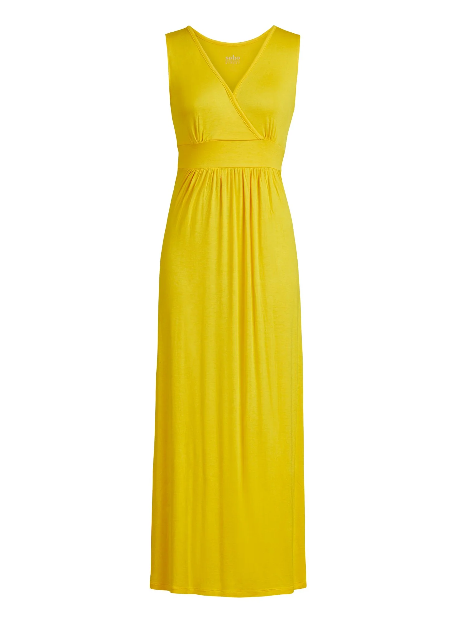 Goddess Wrap-Front Maxi Dress - Image 6