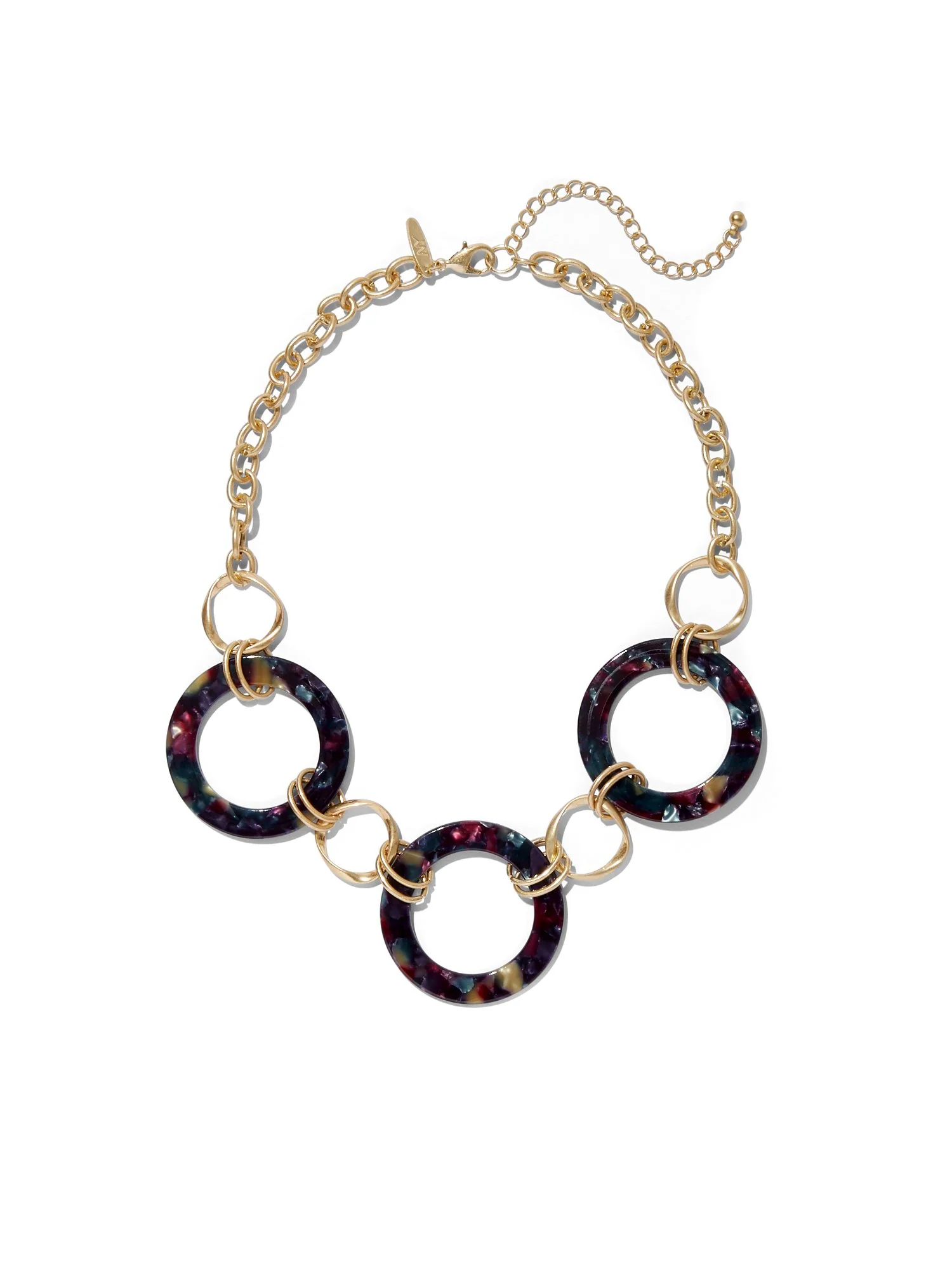 Goldtone Link Necklace