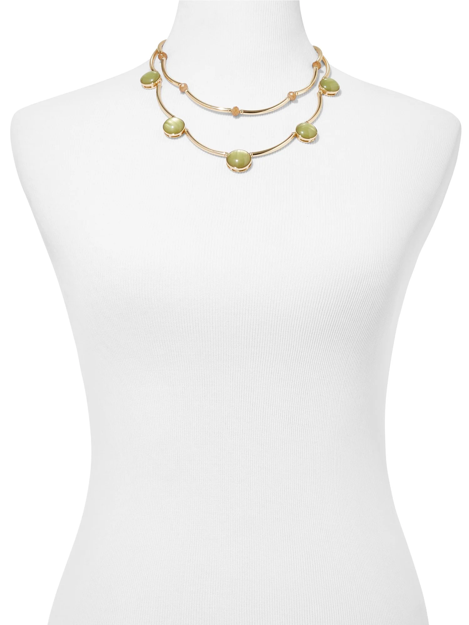 Goldtone Link Necklace - Image 2