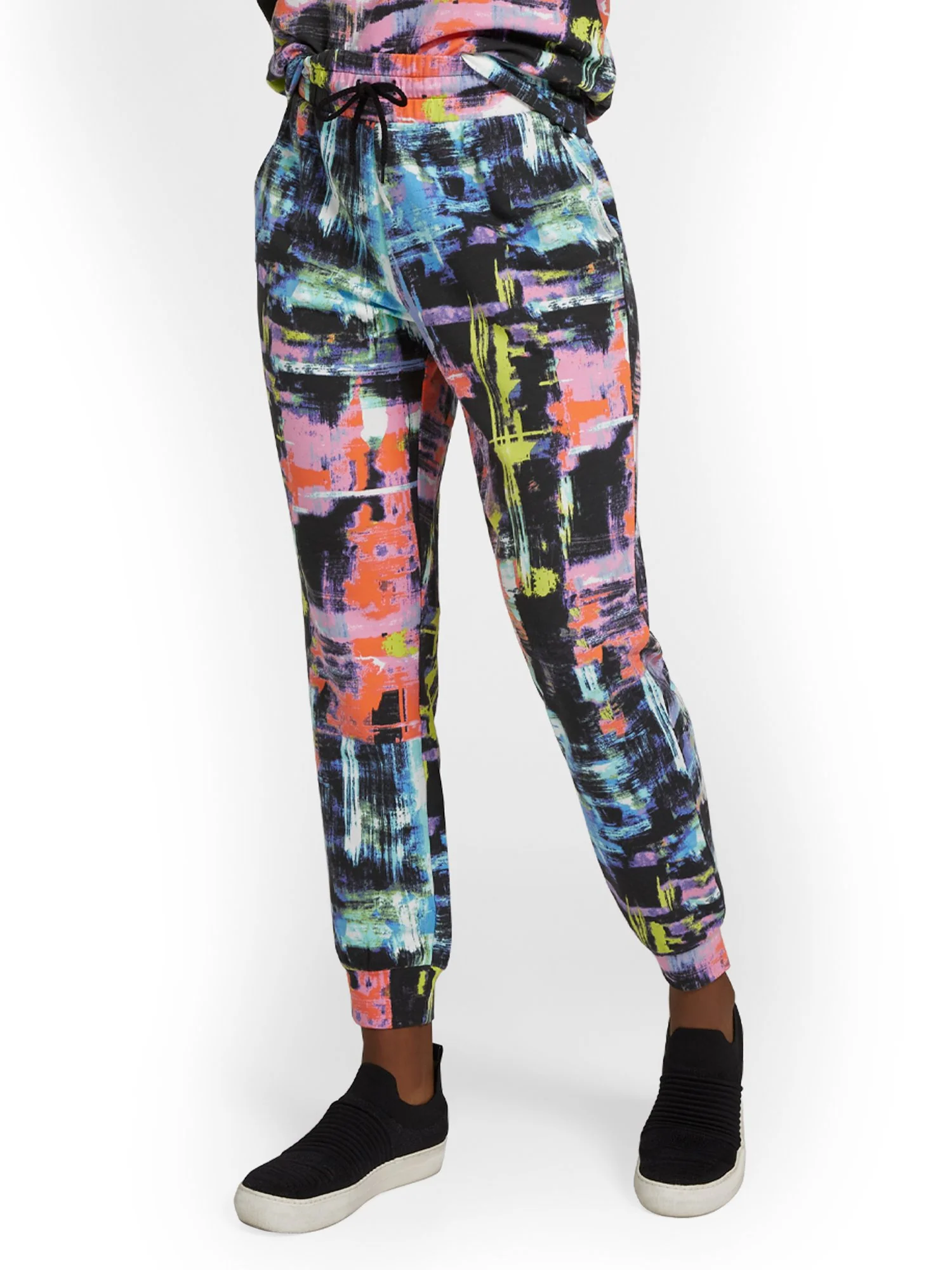 Graffiti-Print French Terry Jogger Pant - Image 2