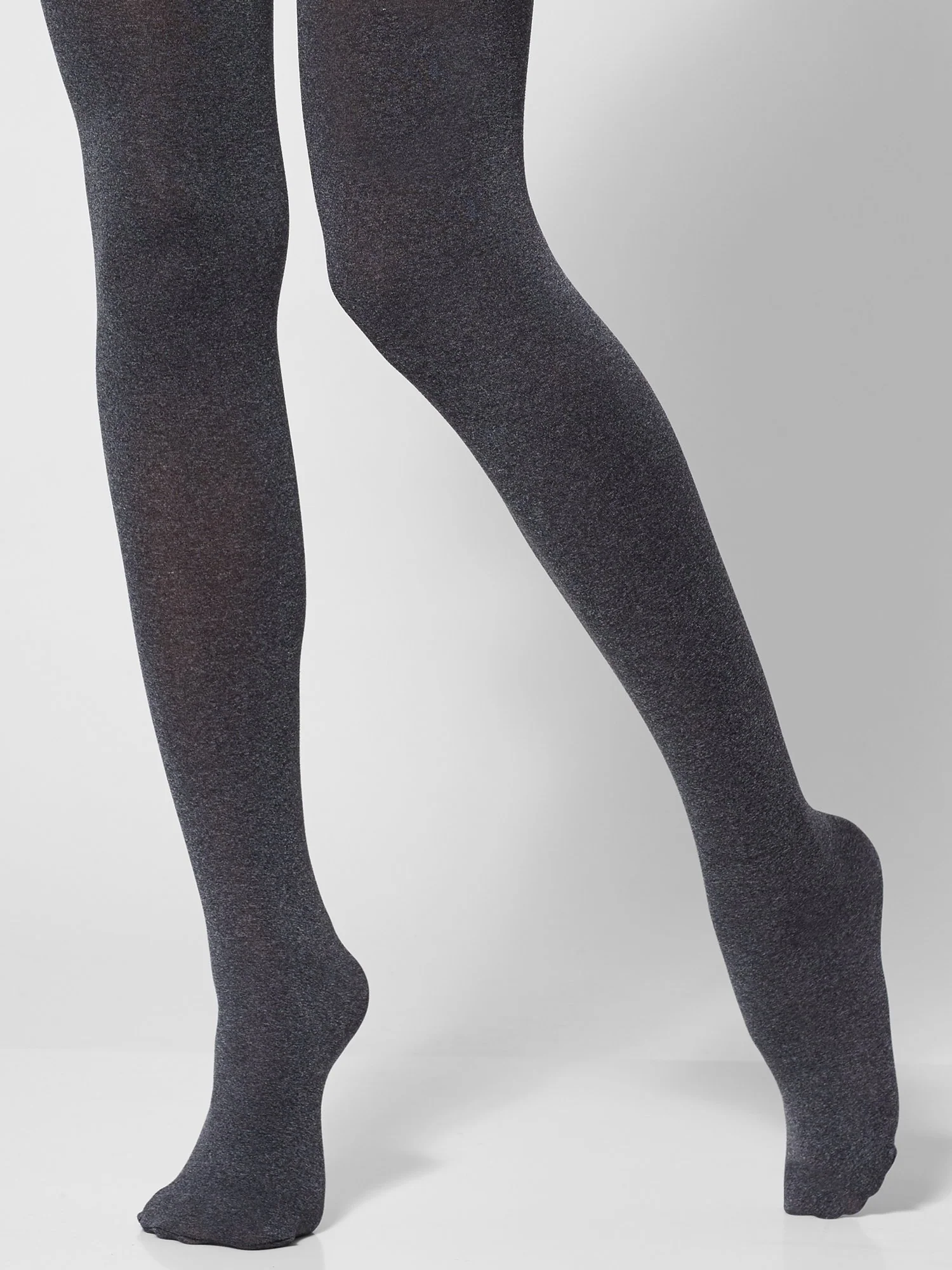 Grey Control-Top City Tights