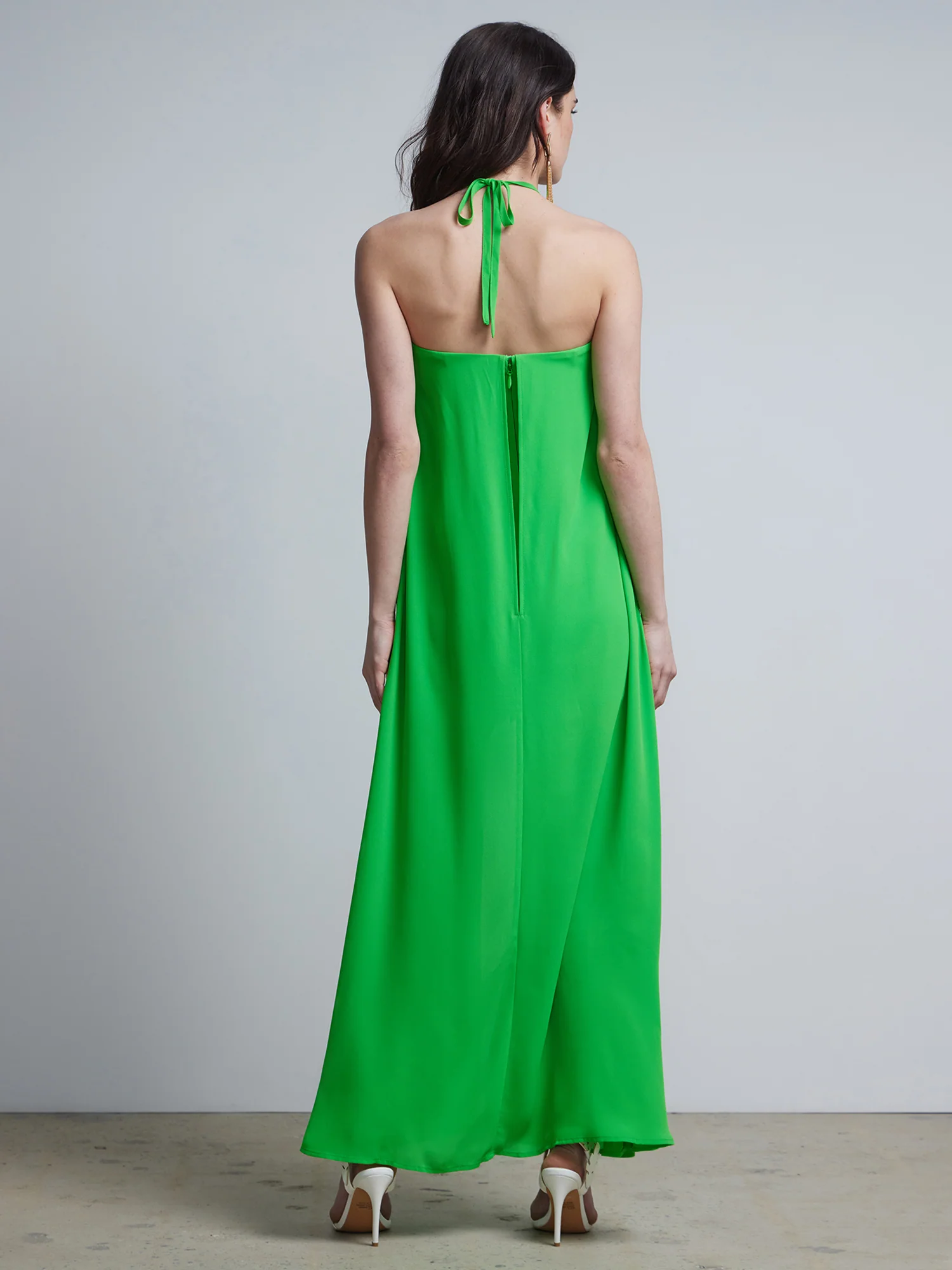 Halterneck Overlay Romper - Image 3