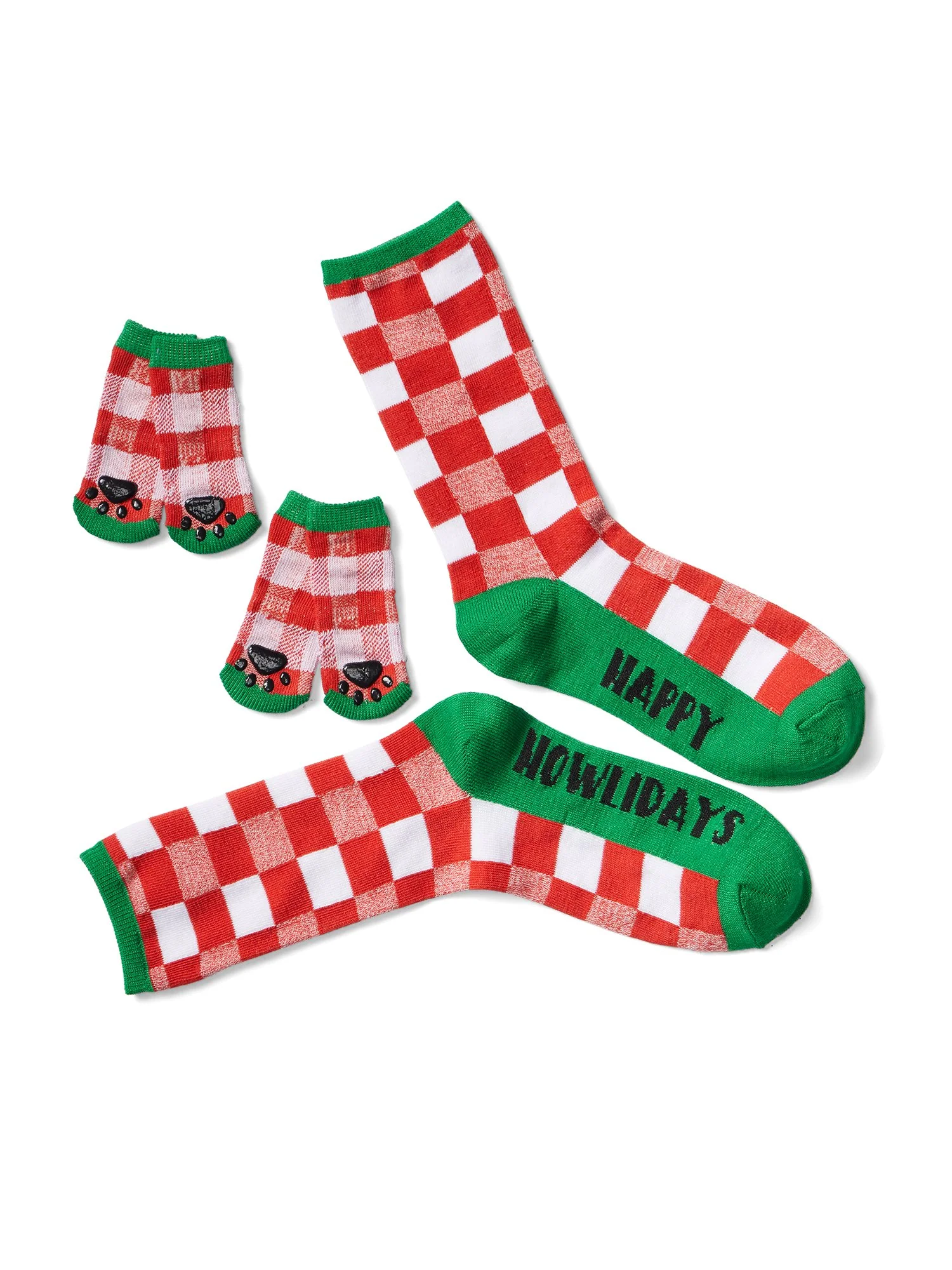Happy Howlidays Matching Mom & Dog Socks Set