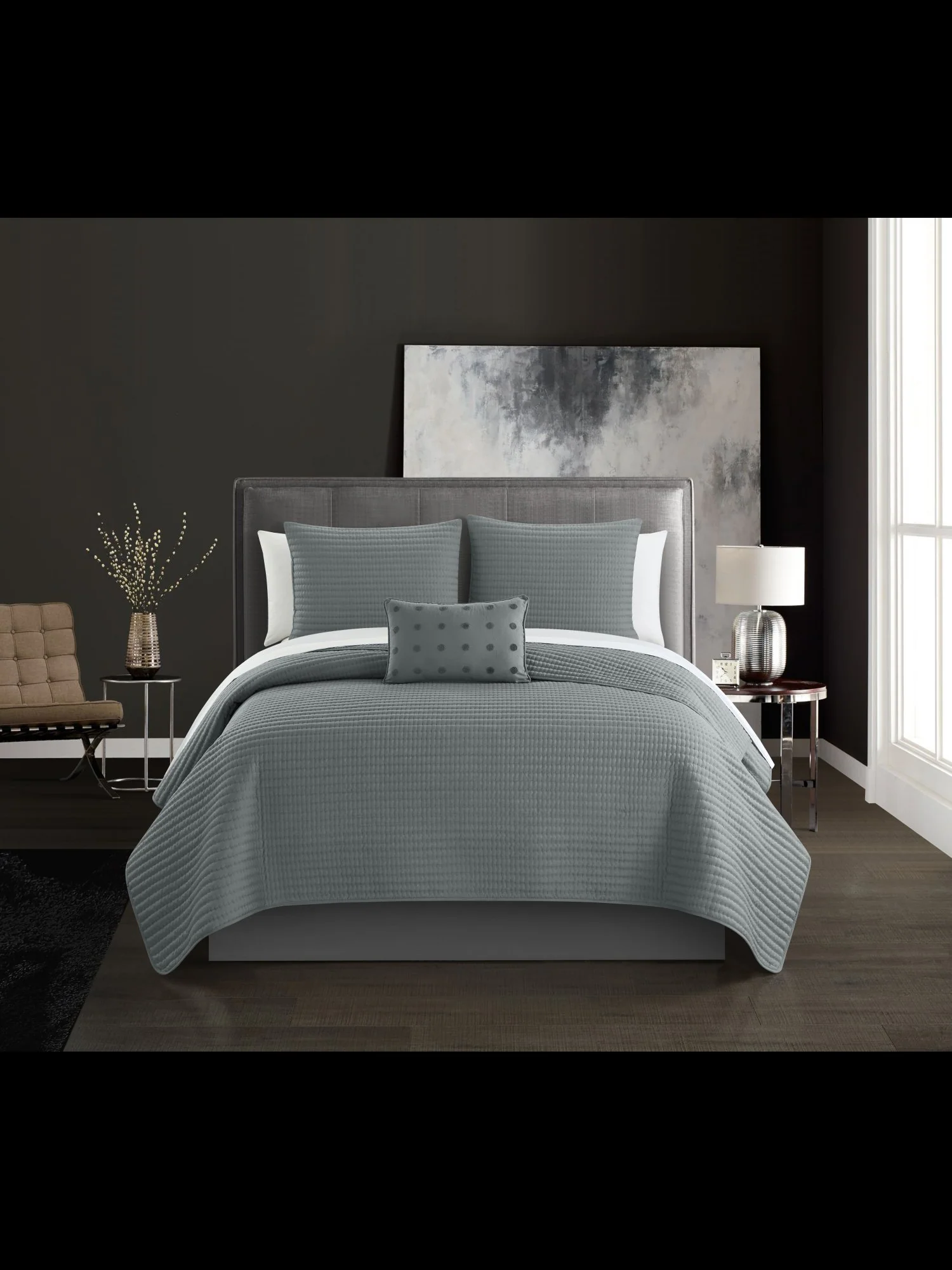 Hayden Queen-Size 4-Piece Quilt Set - NY&C x Chic Home - Image 12