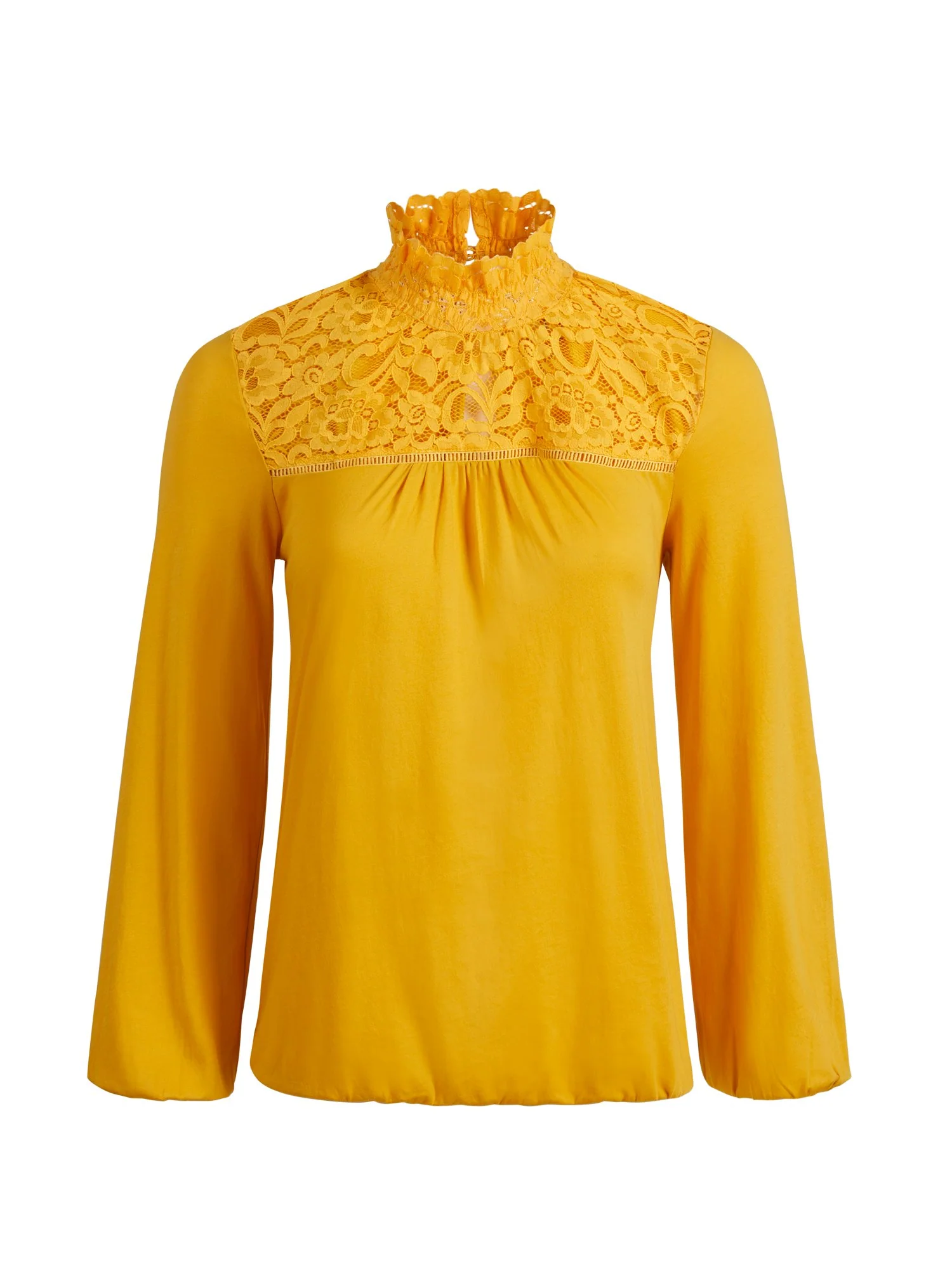 High-Neck Lace Detailed Top - Image 5