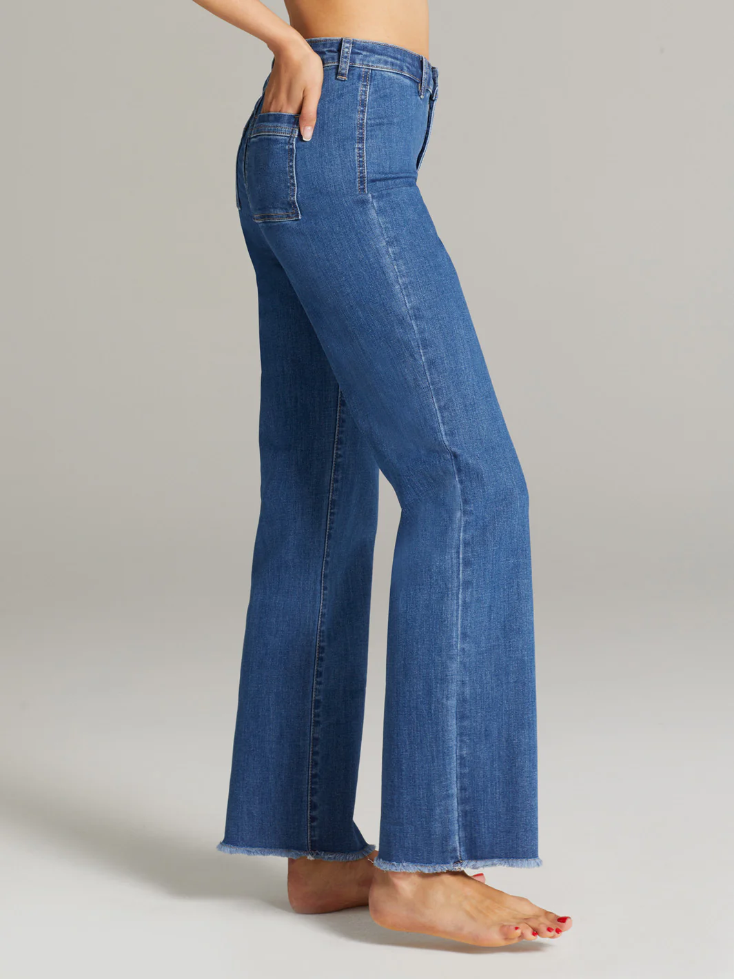 High Rise Wide Leg Jeans - Image 3