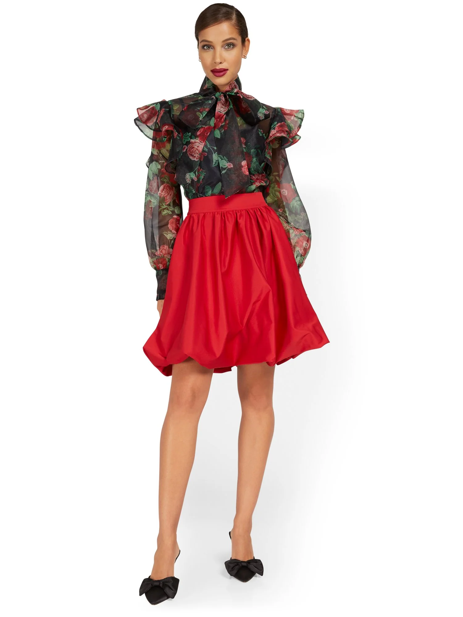 High-Waist Bubble Skirt - Image 4