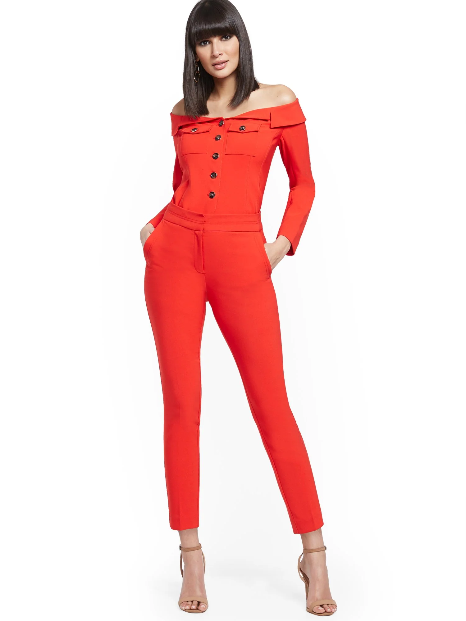 High-Waisted Ankle Pant - Two-Way Stretch - 7th Avenue - Image 4
