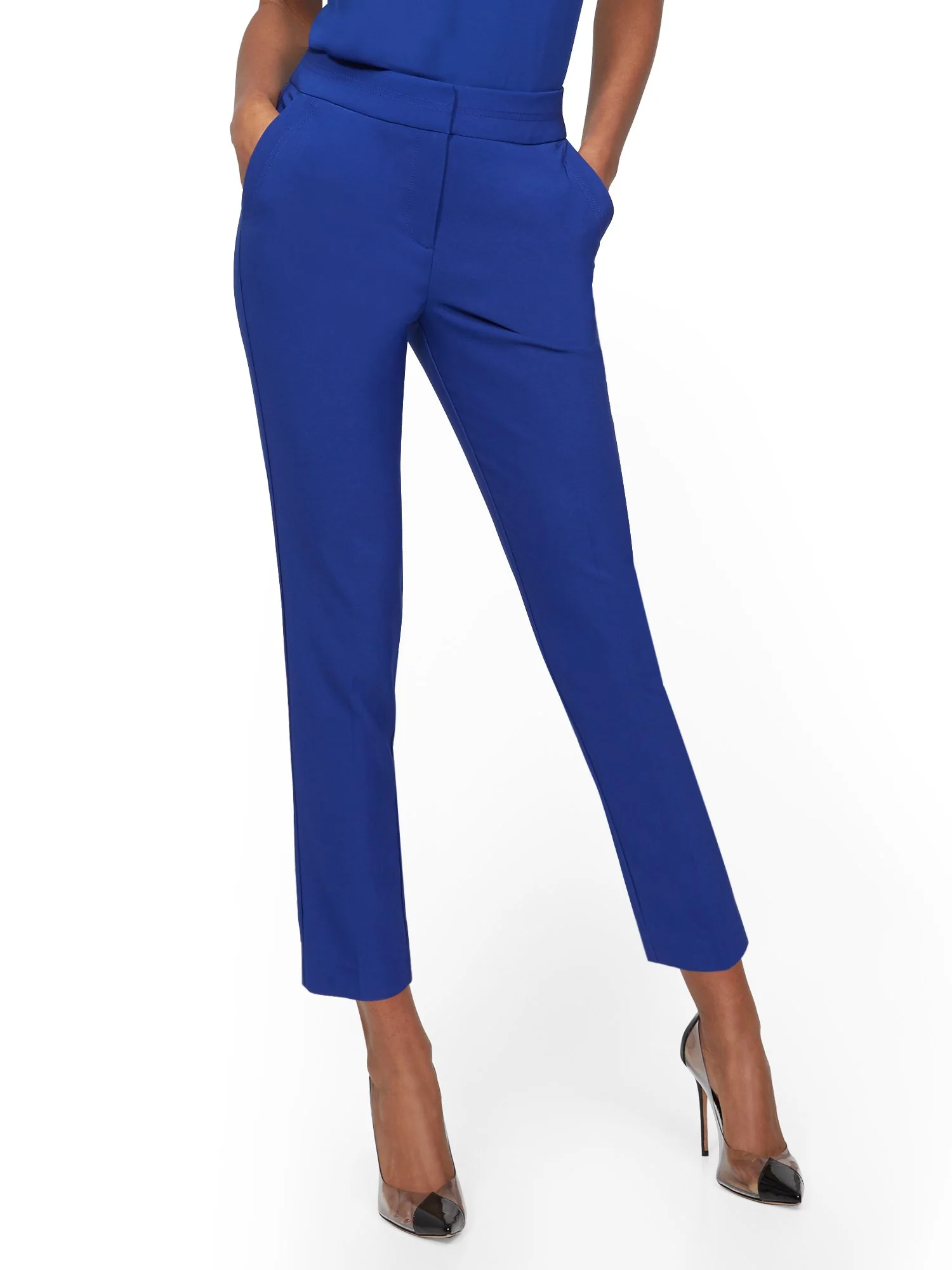 High-Waisted Ankle Pant - Two-Way Stretch - 7th Avenue - Image 6