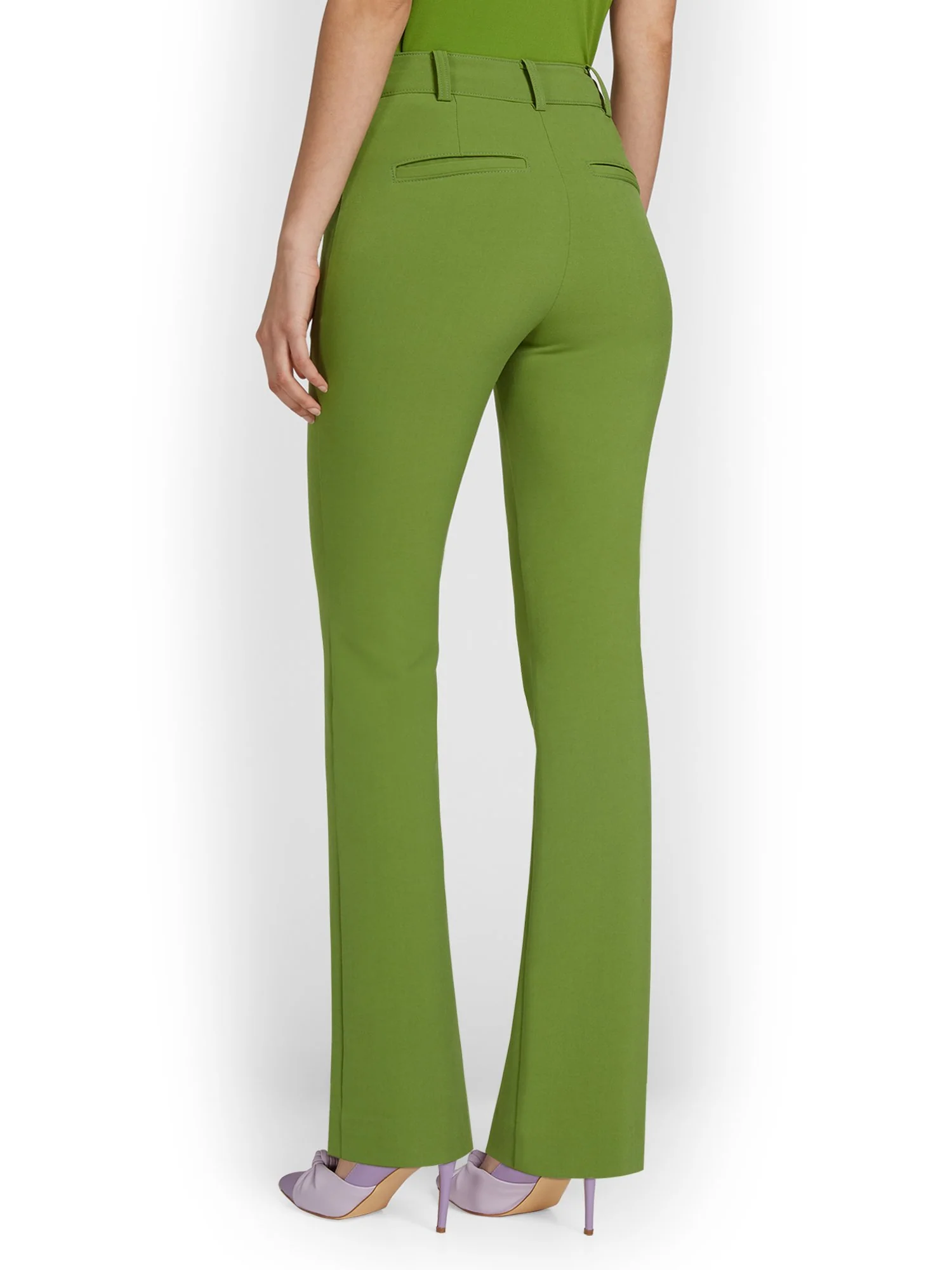 High-Waisted Barely Bootcut Pant - Essential Stretch - Image 13