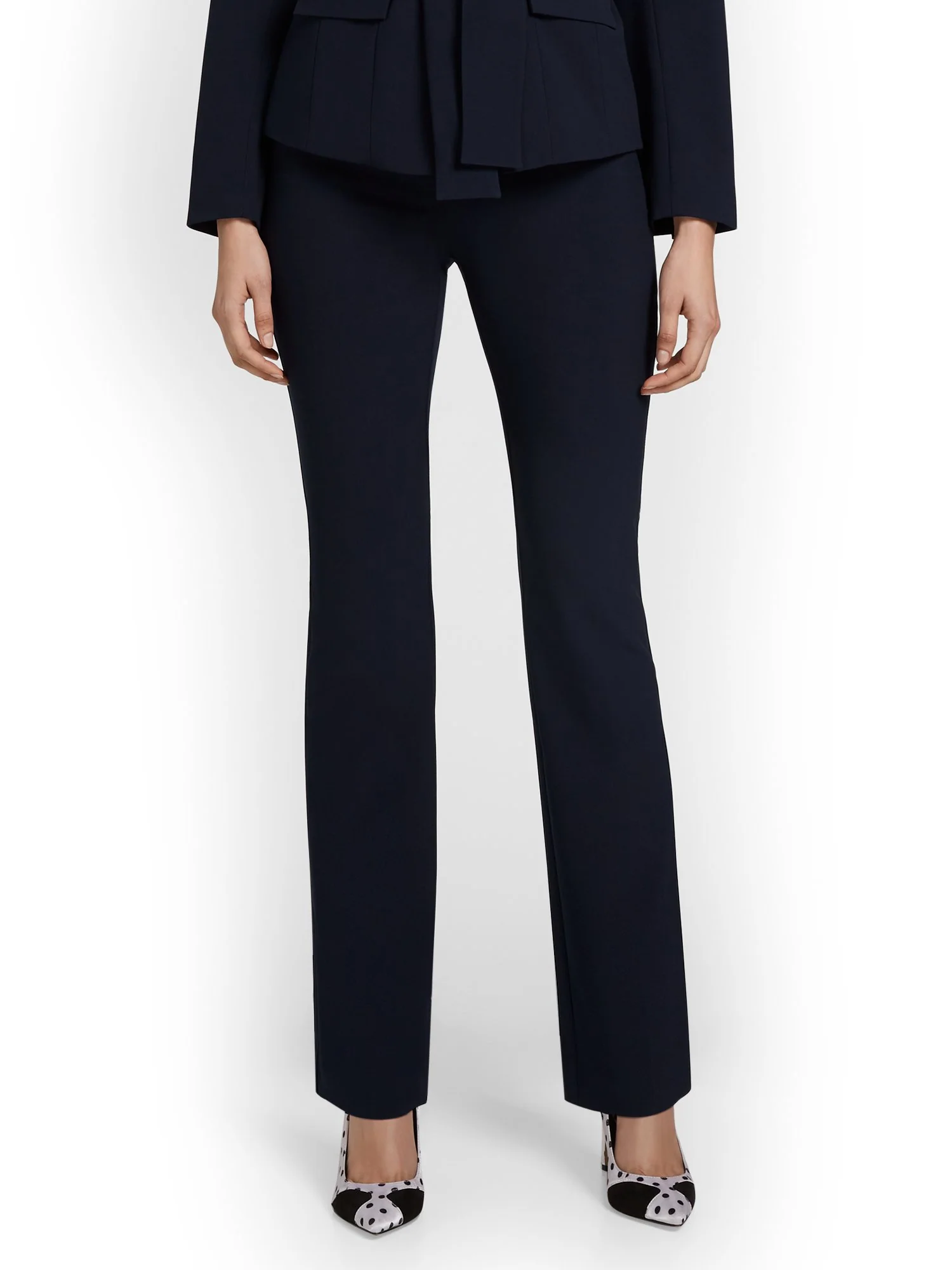 High-Waisted Barely Bootcut Pant - Essential Stretch - Image 17