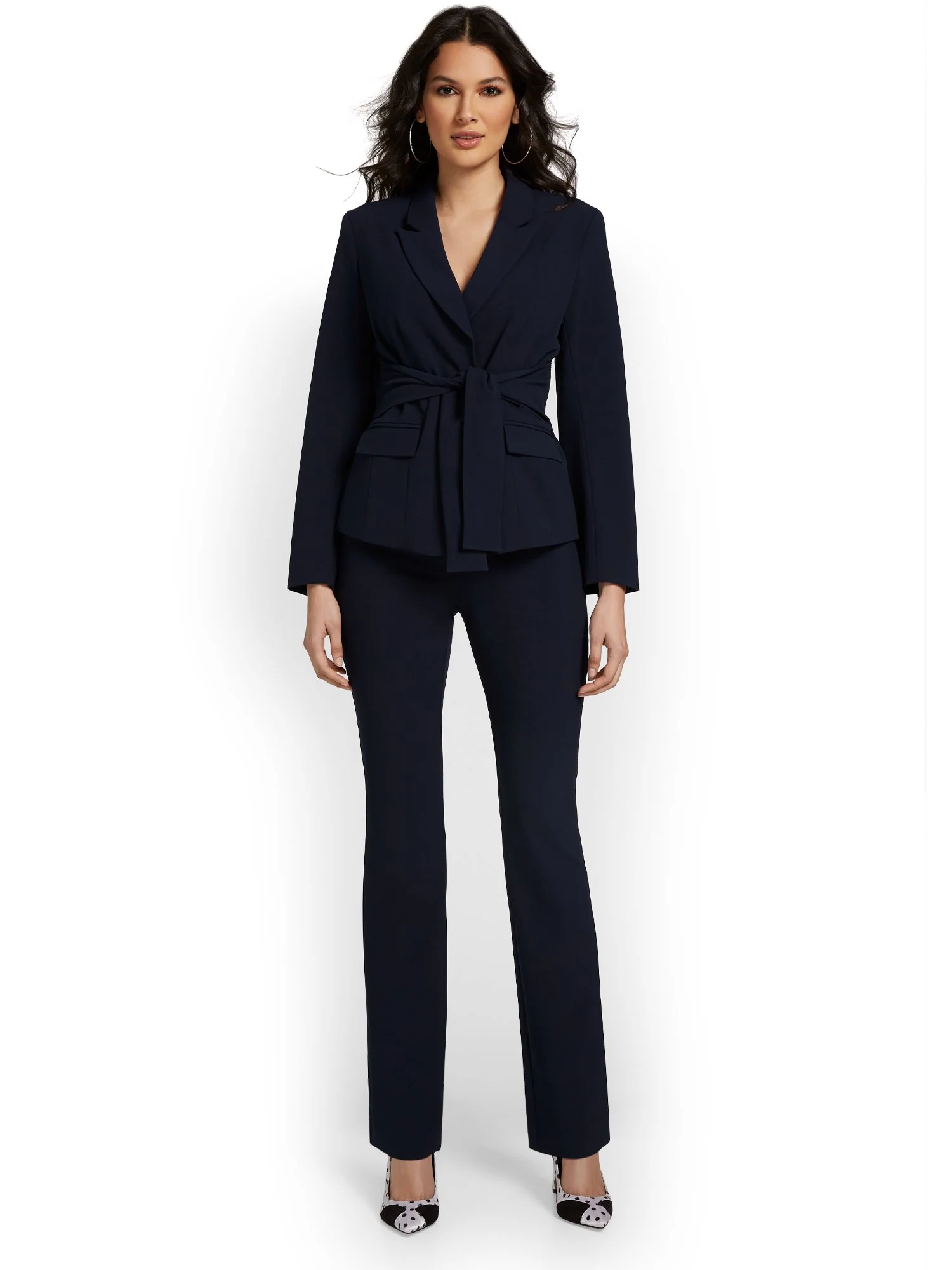 High-Waisted Barely Bootcut Pant - Essential Stretch - Image 18