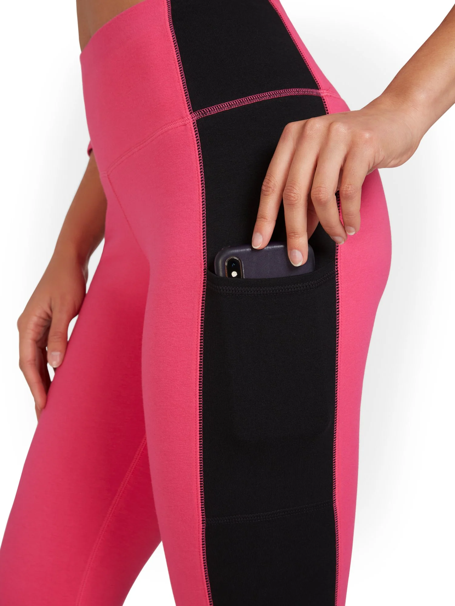 High-Waisted Blessed Graphic Print Pocket Legging - Image 4