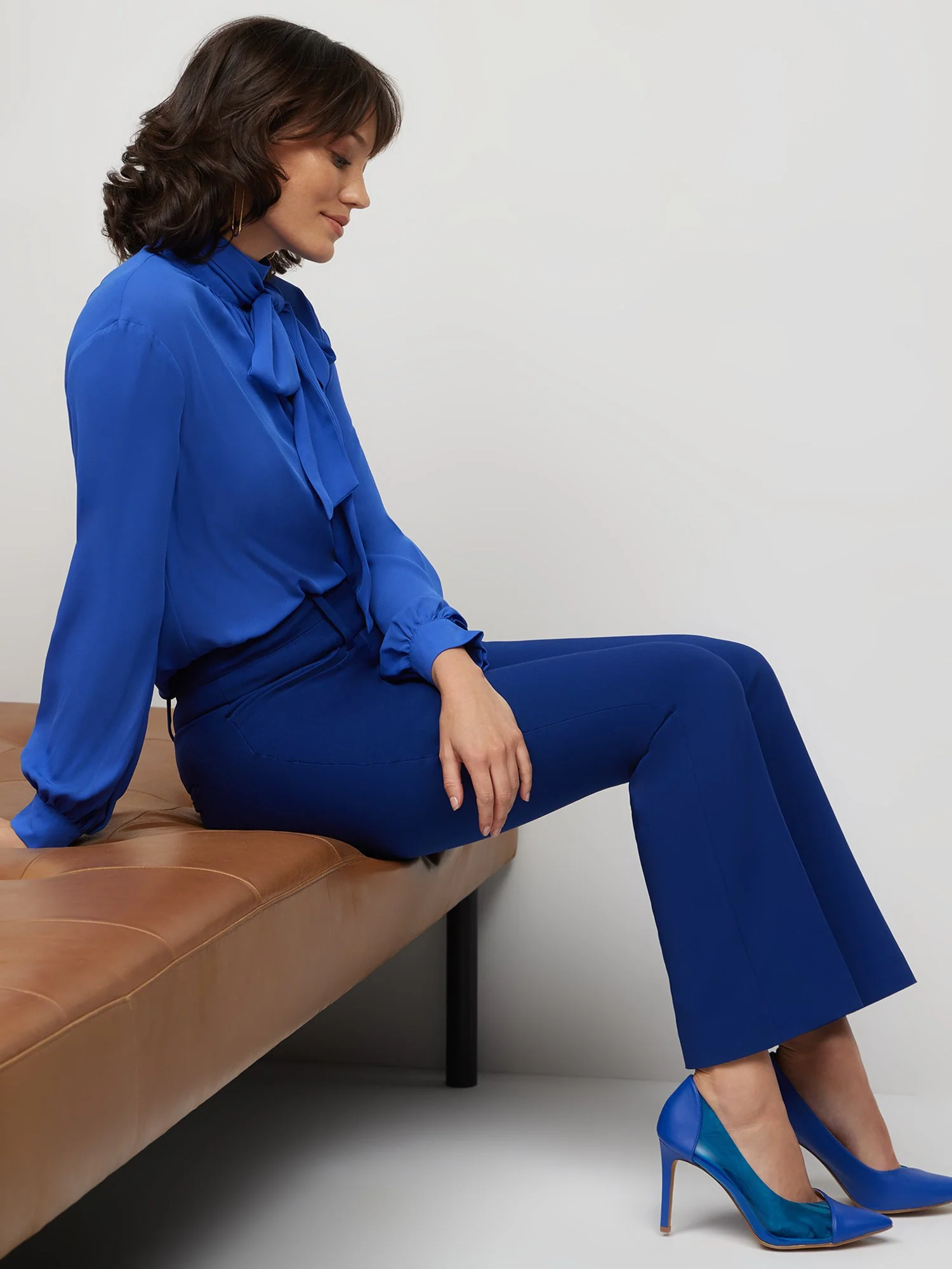 High-Waisted Bootcut Pant - All Season Stretch - Image 10