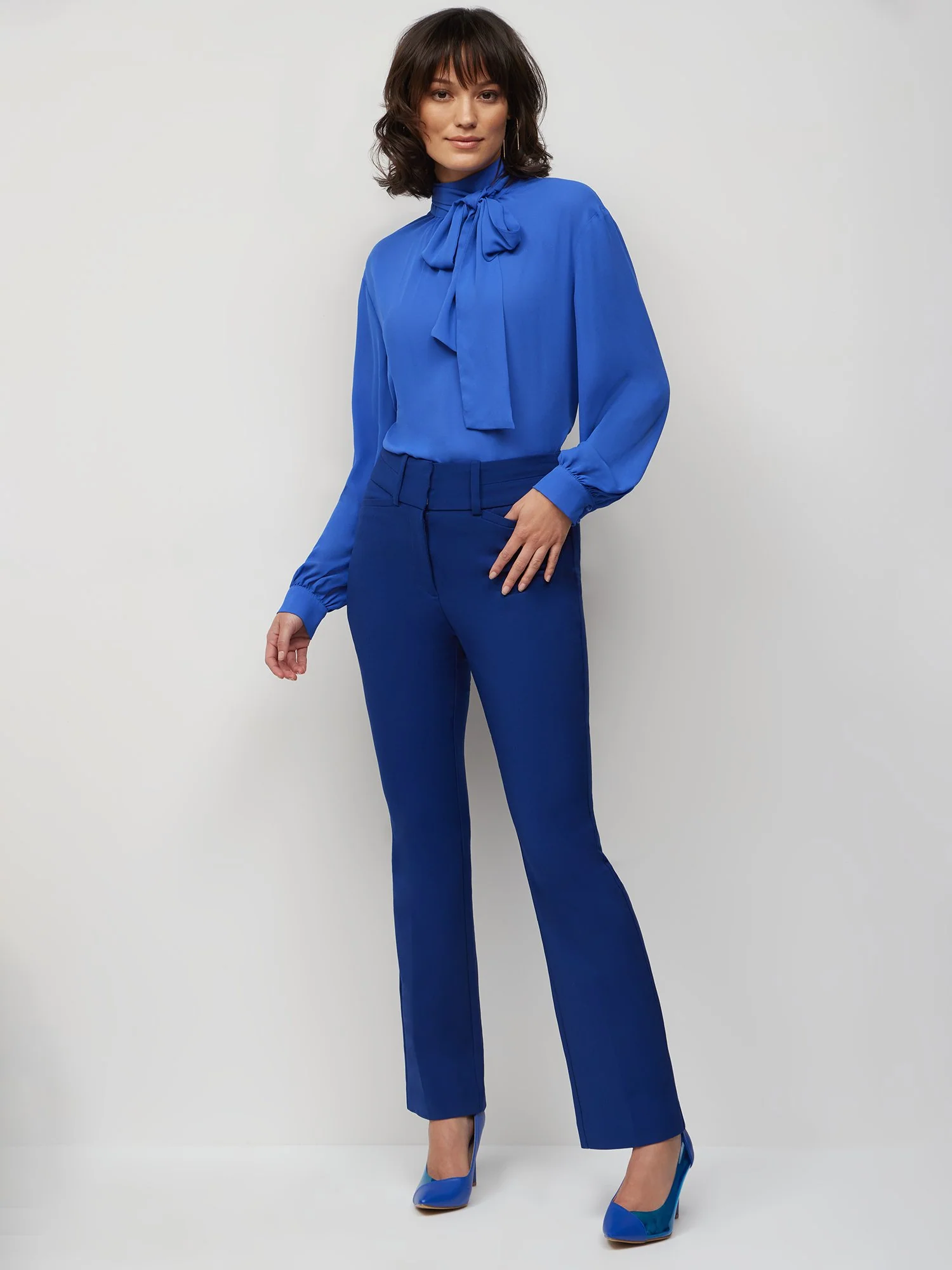 High-Waisted Bootcut Pant - All Season Stretch - Image 12