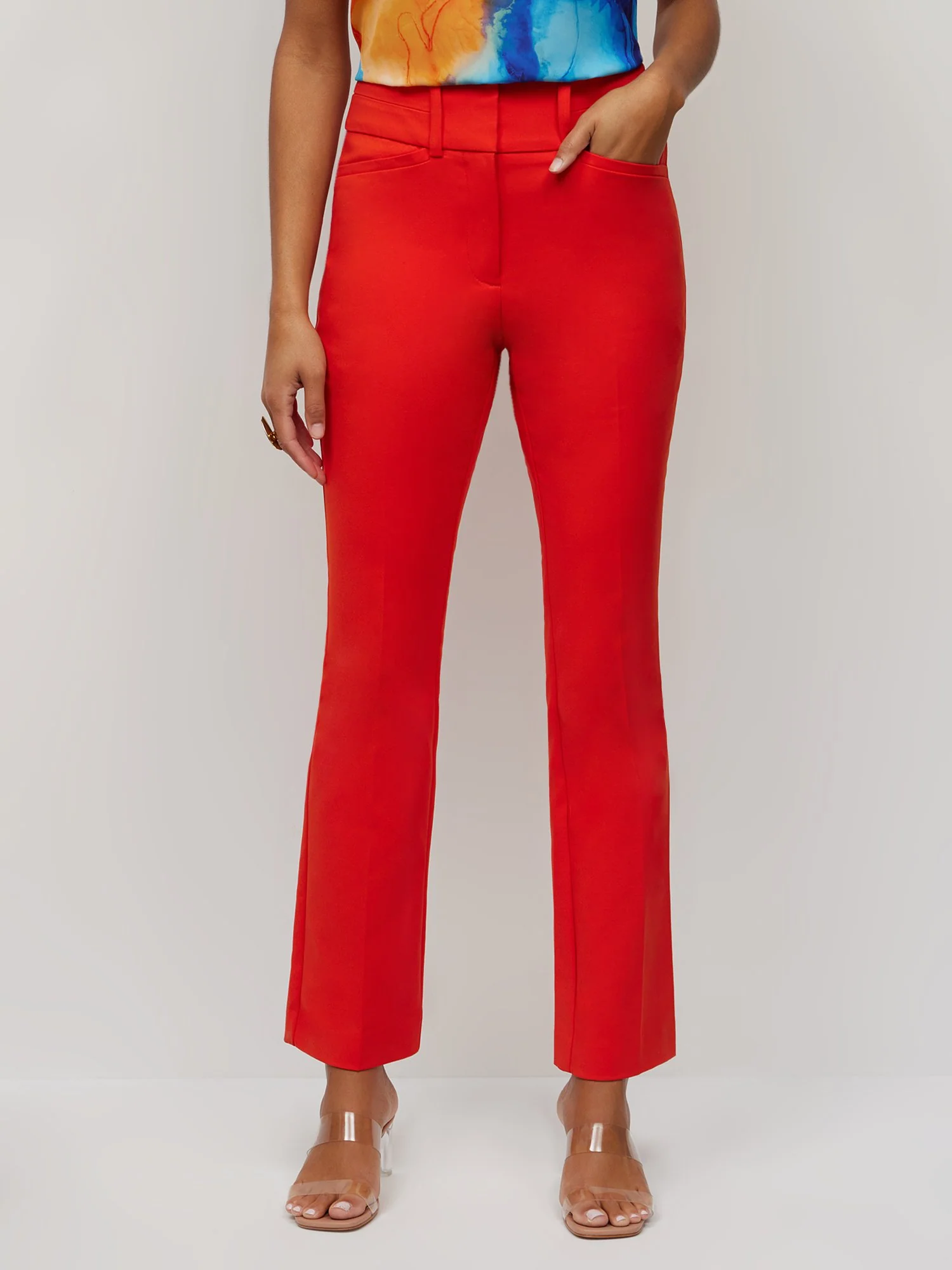High-Waisted Bootcut Pant - All Season Stretch - Image 7